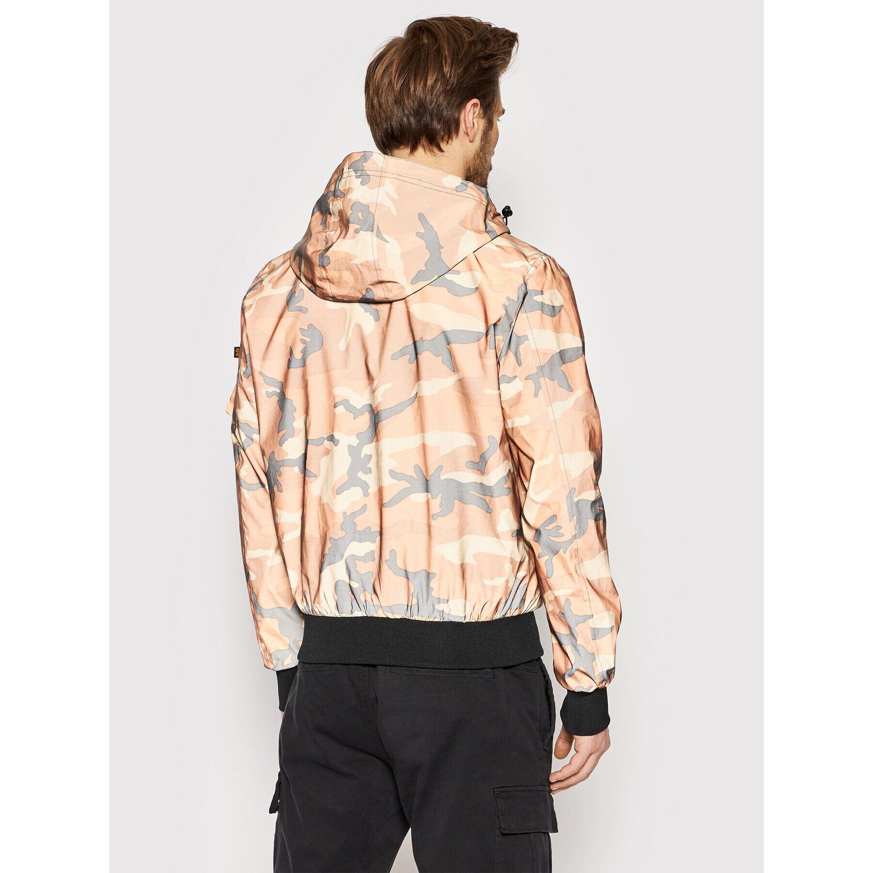 Alpha Industries Geacă Camo 126138RC Maro Regular Fit - Pled.ro