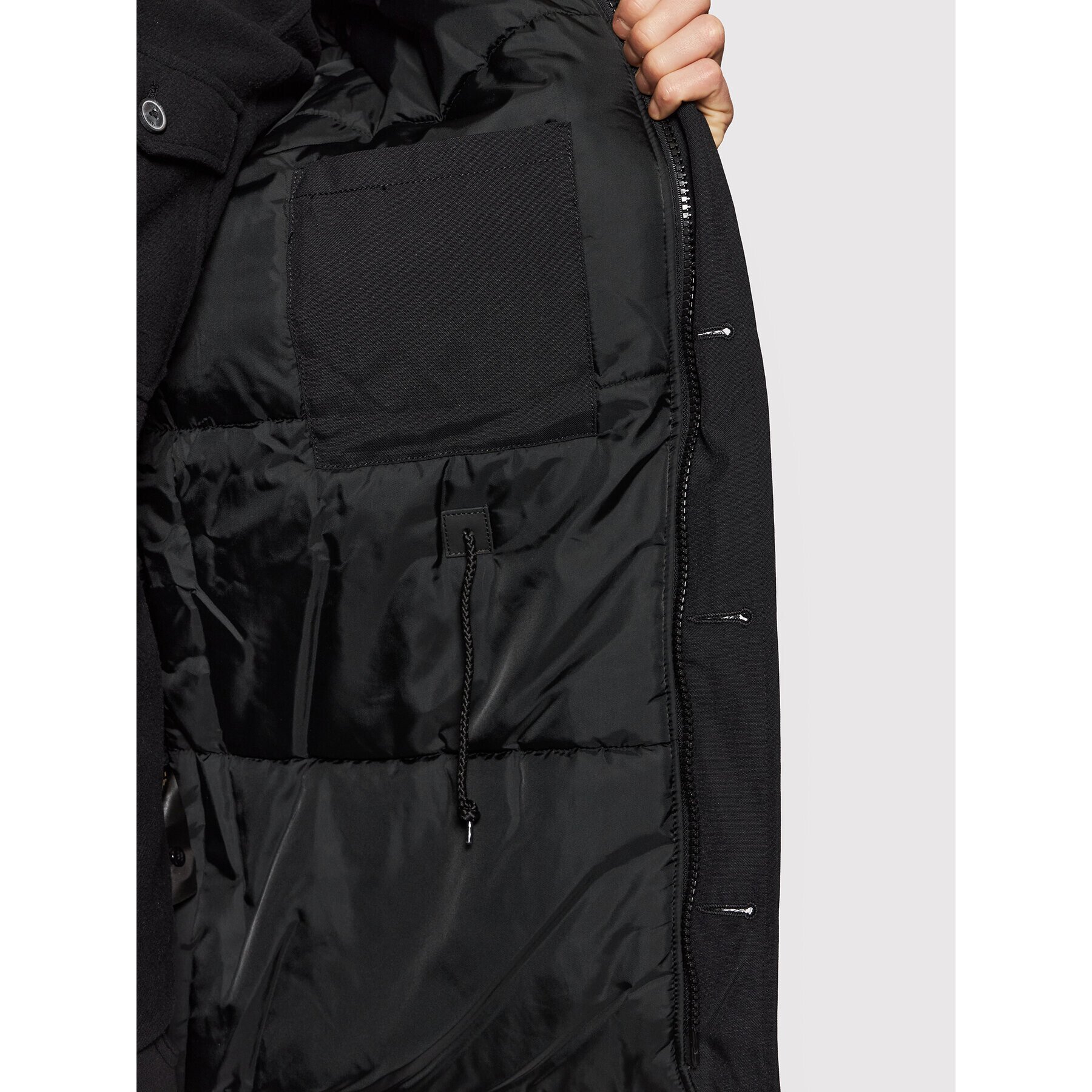 Alpha Industries Geacă de iarnă 123144 Negru Regular Fit - Pled.ro