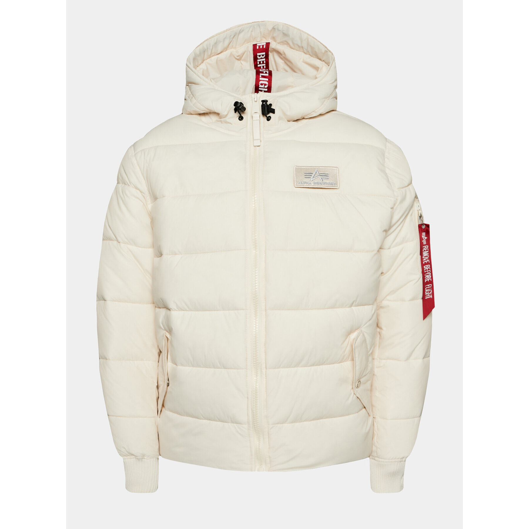 Alpha Industries Geacă din puf 118113 Écru Regular Fit - Pled.ro