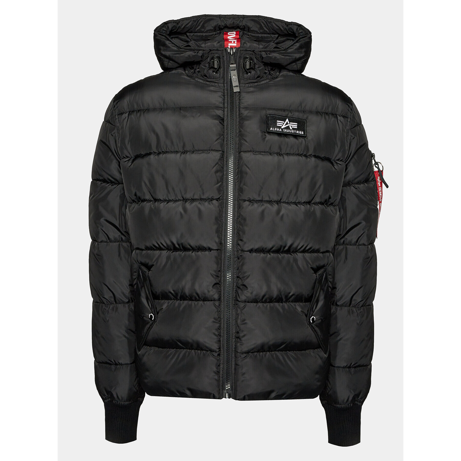 Alpha Industries Geacă din puf 118113 Negru Regular Fit - Pled.ro