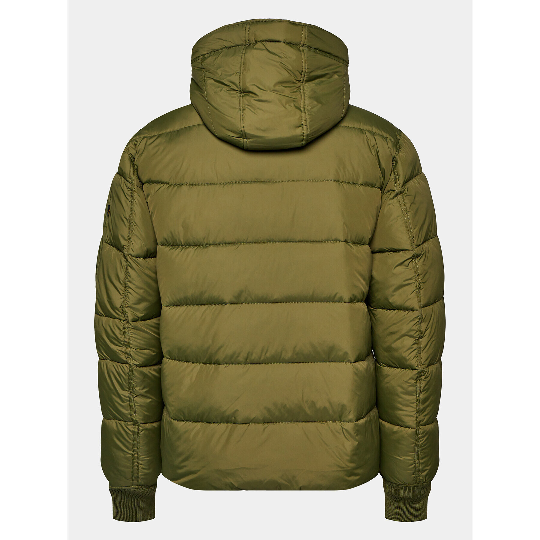 Alpha Industries Geacă din puf 118113 Verde Regular Fit - Pled.ro