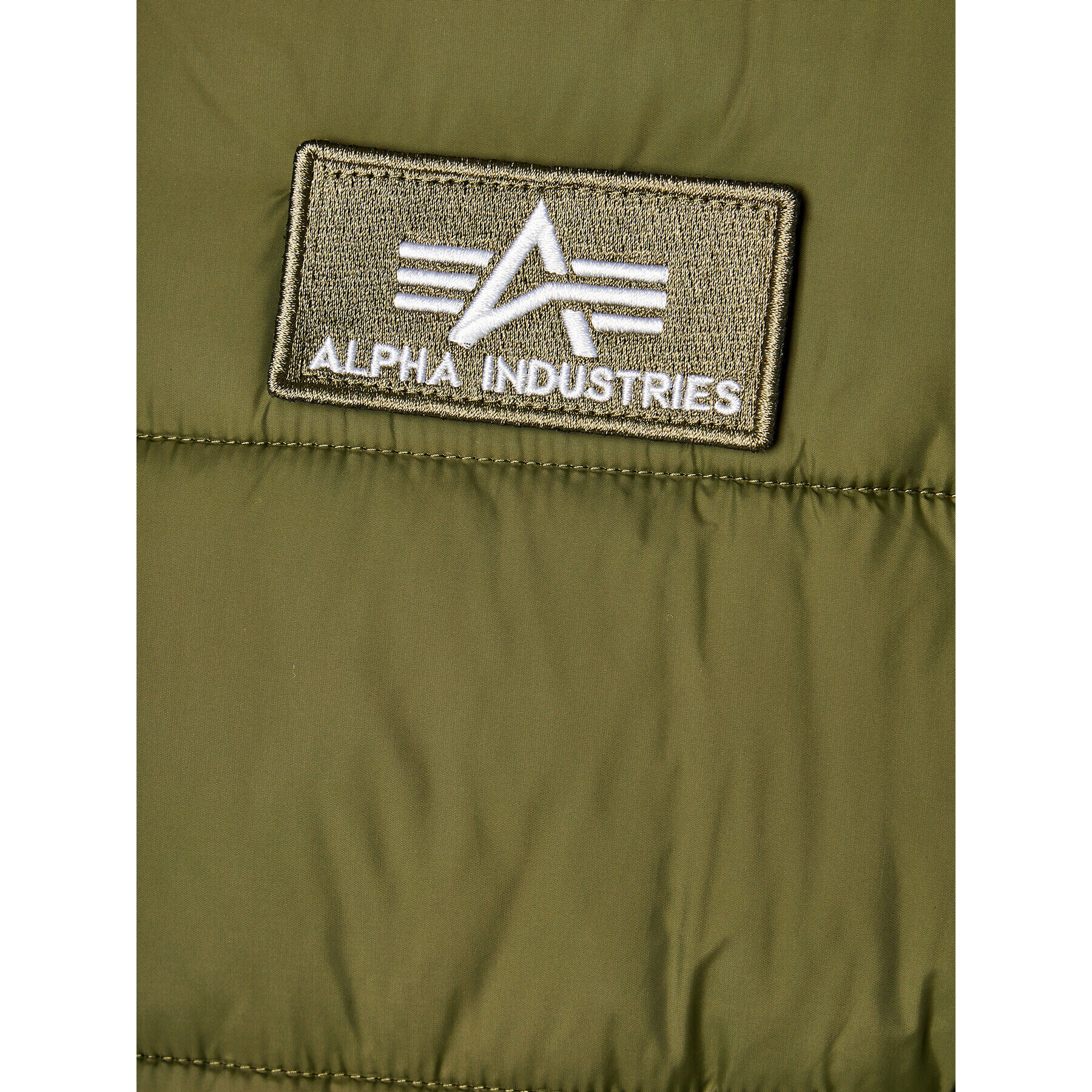 Alpha Industries Geacă din puf 118113 Verde Regular Fit - Pled.ro