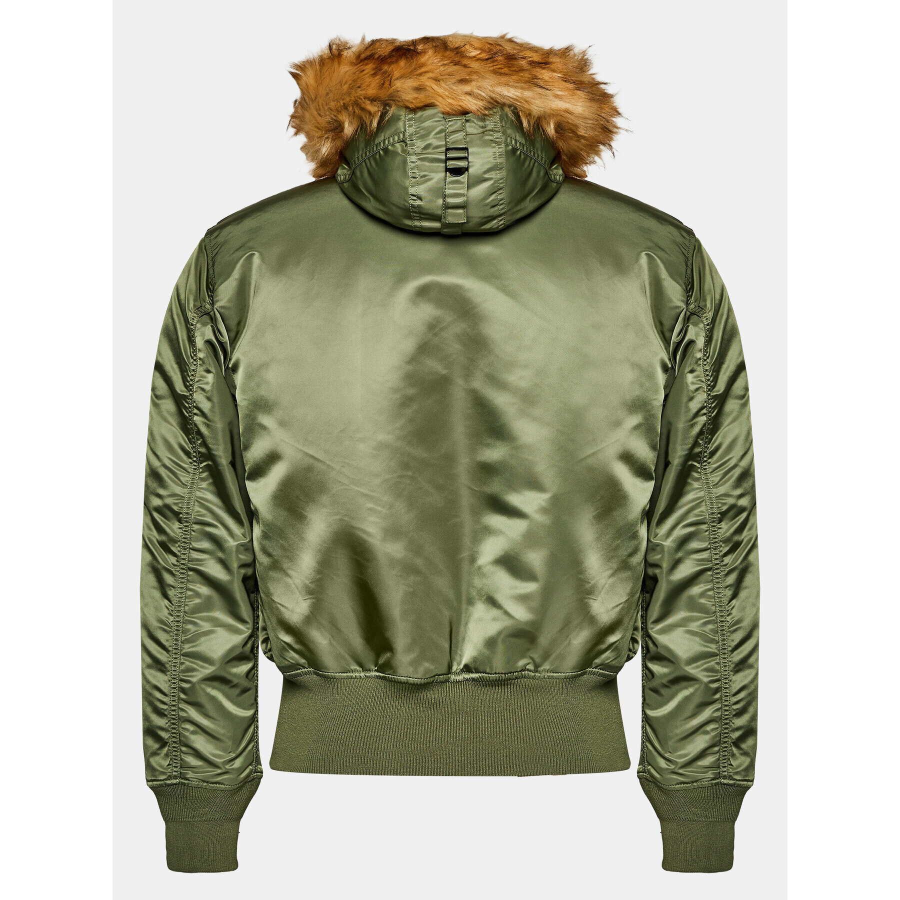 Alpha Industries Geacă din puf 45P 144103 Verde Relaxed Fit - Pled.ro