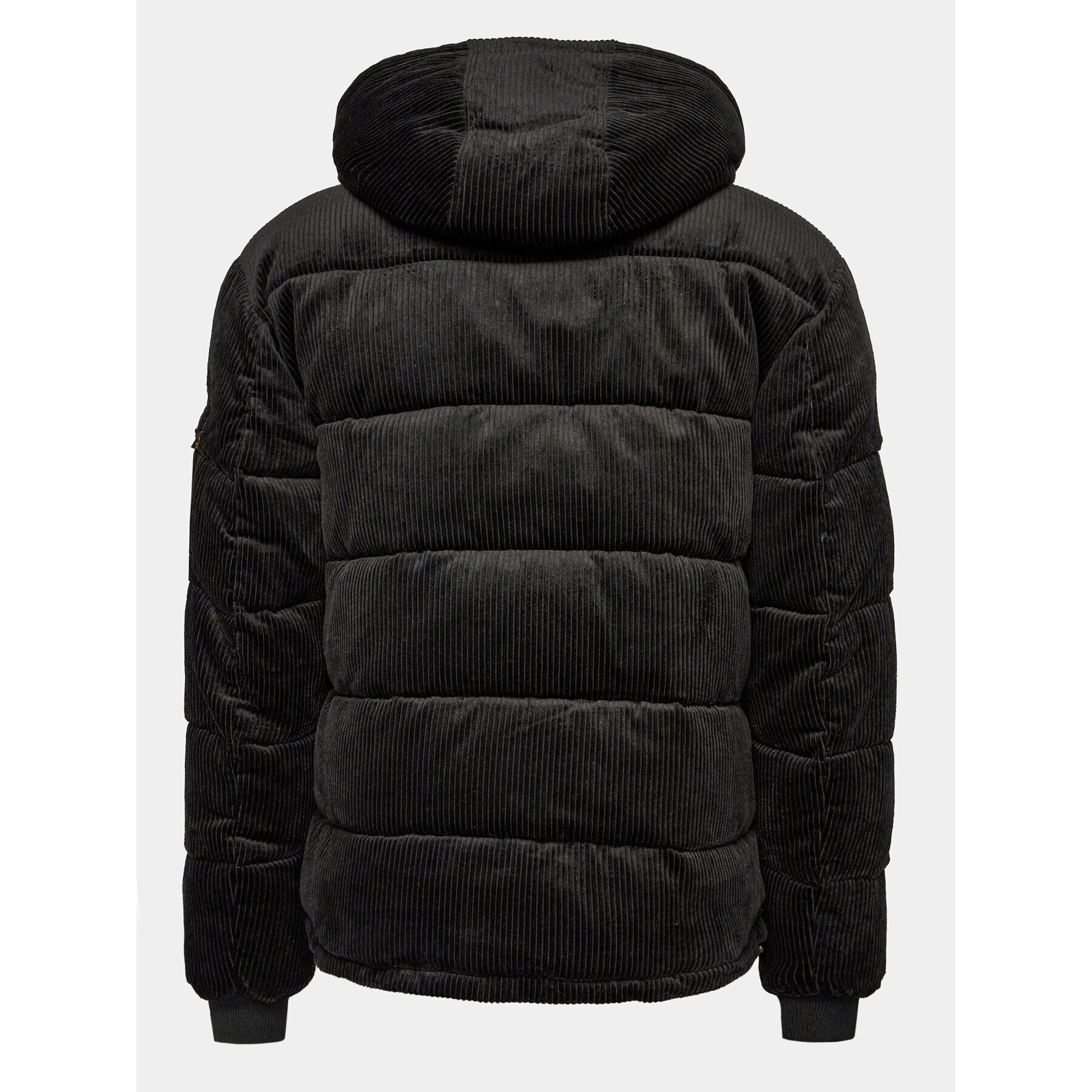 Alpha Industries Geacă din puf Cord 138118 Negru Regular Fit - Pled.ro