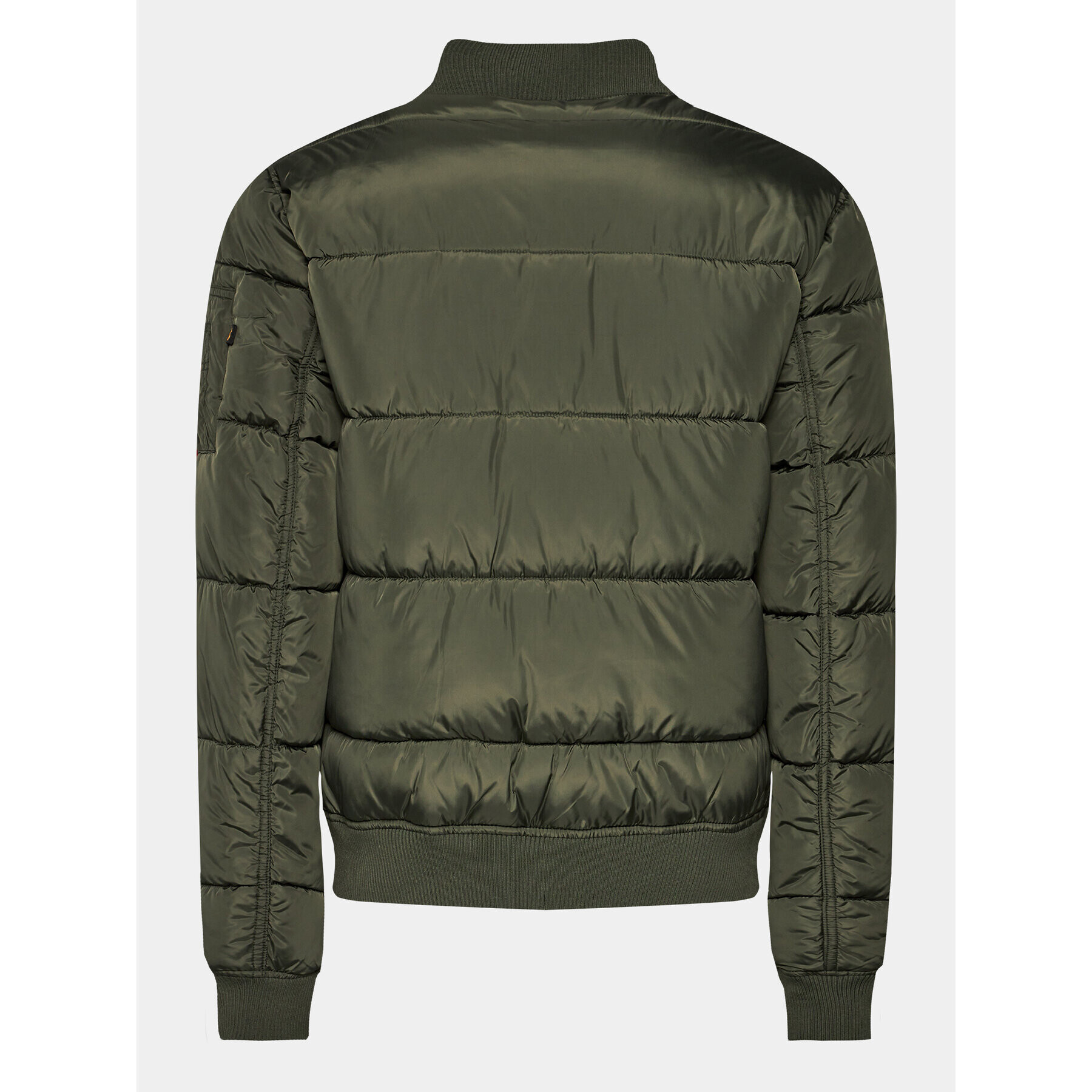 Alpha Industries Geacă din puf MA-1 138116 Verde Regular Fit - Pled.ro