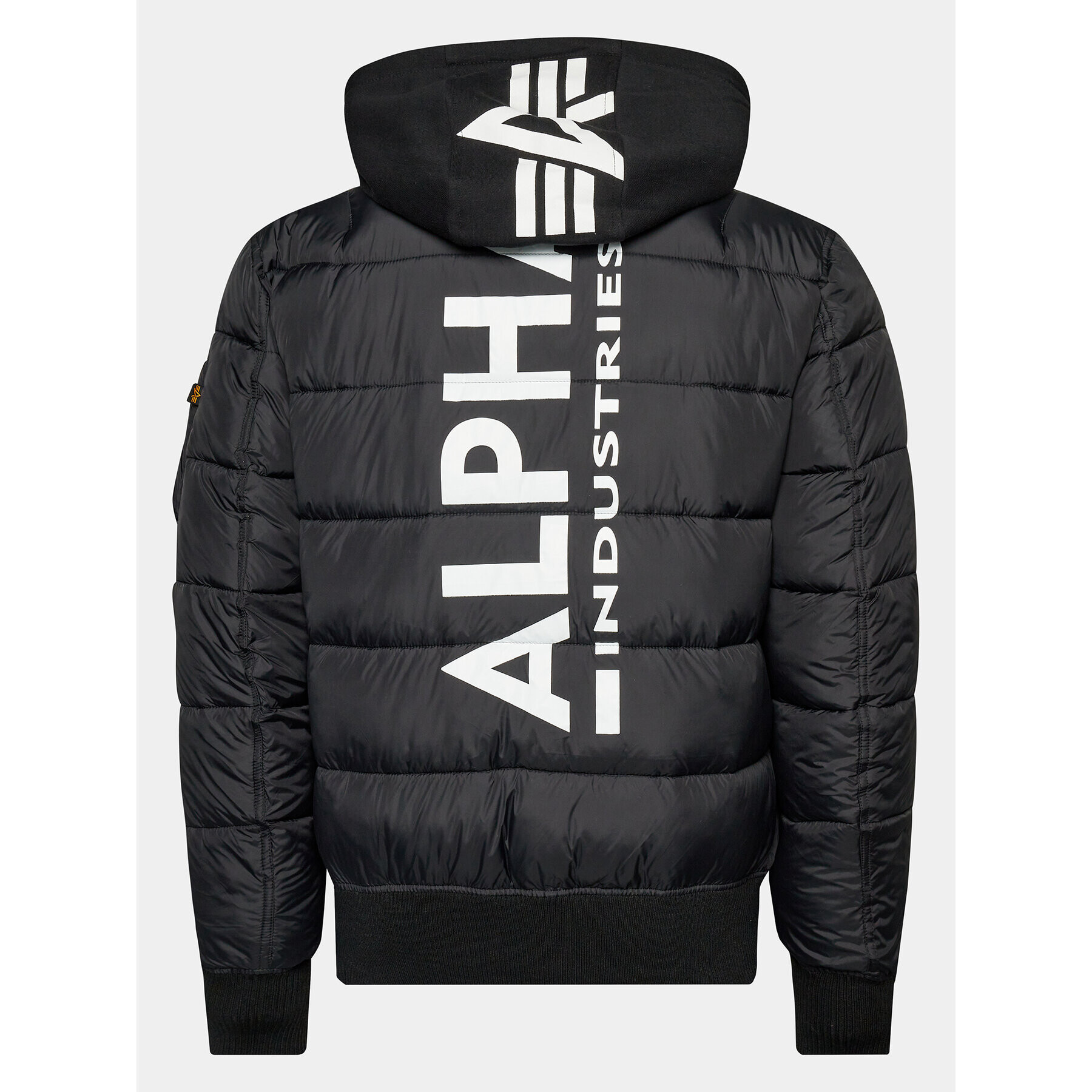 Alpha Industries Geacă din puf Ma-1 ZH Back Print 118107 Negru Regular Fit - Pled.ro