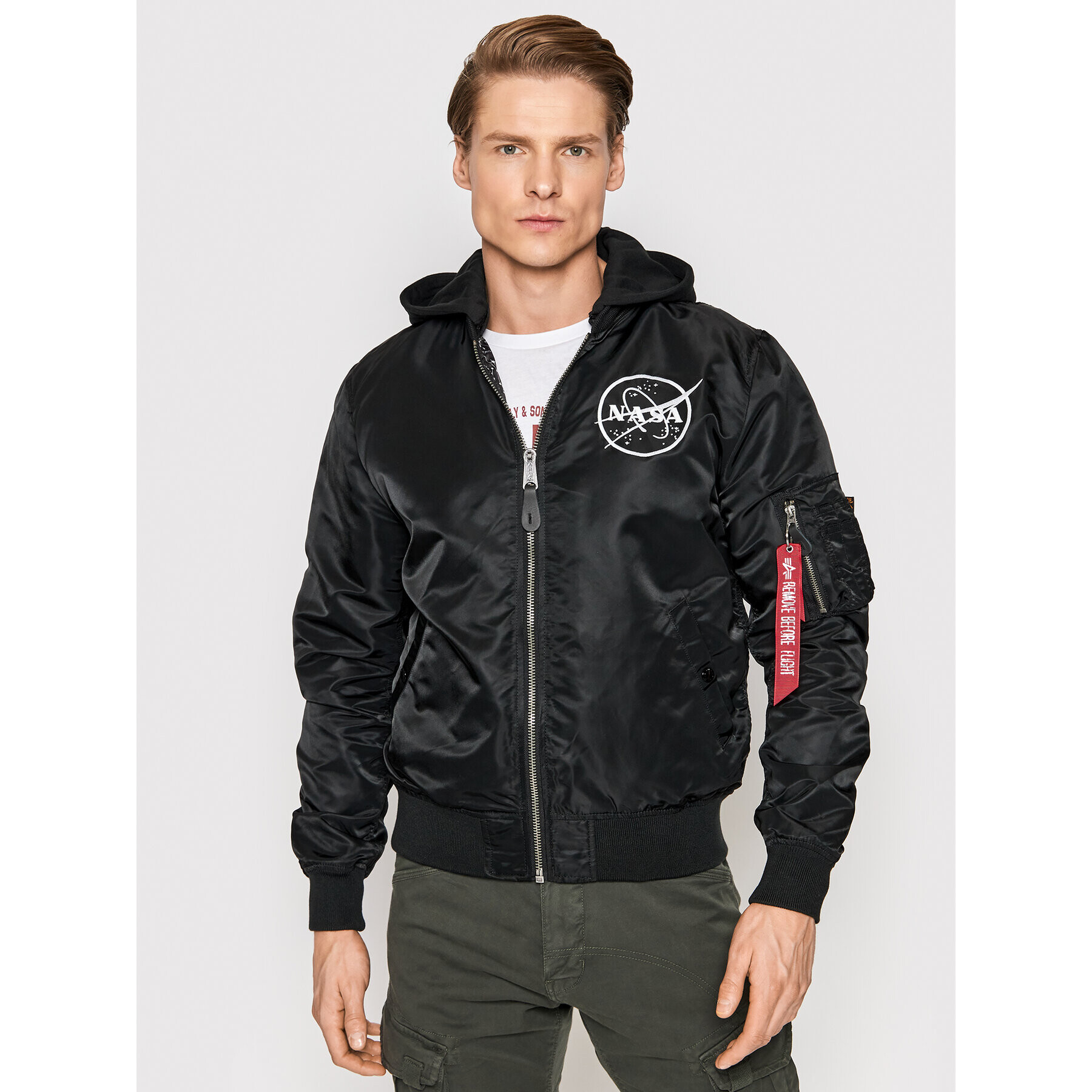 Alpha Industries Geacă Ma-1 116106 Negru Regular Fit - Pled.ro