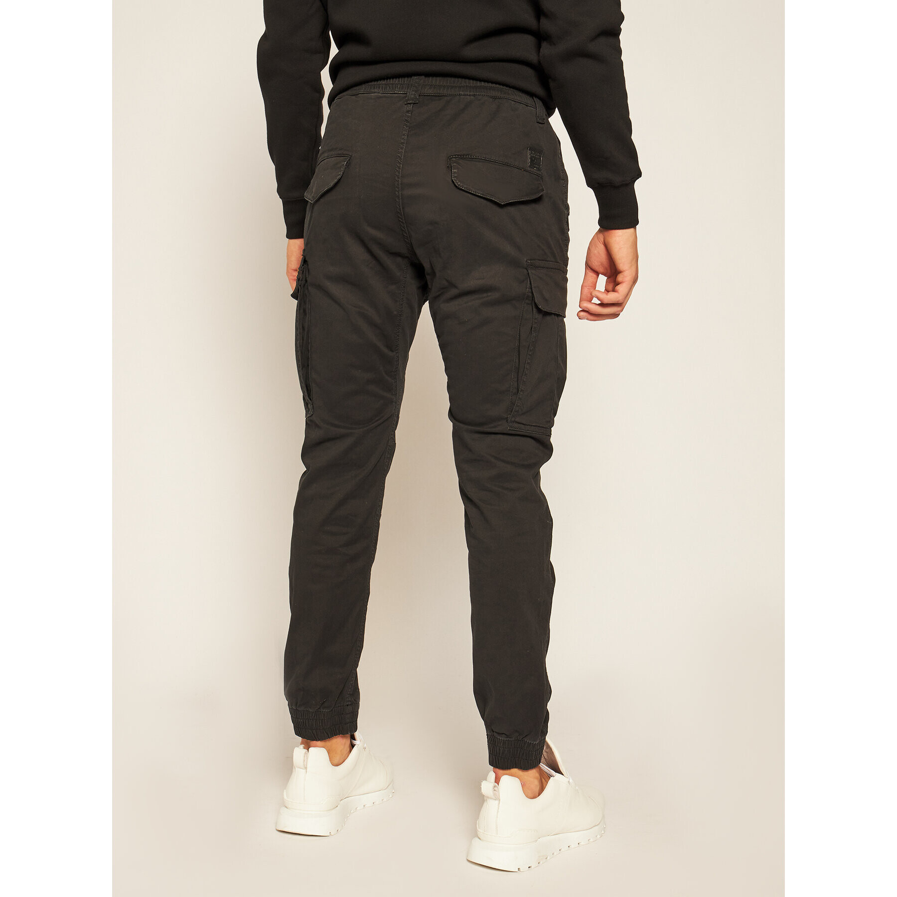 Alpha Industries Joggers Airman 188201 Negru Tapered Fit - Pled.ro