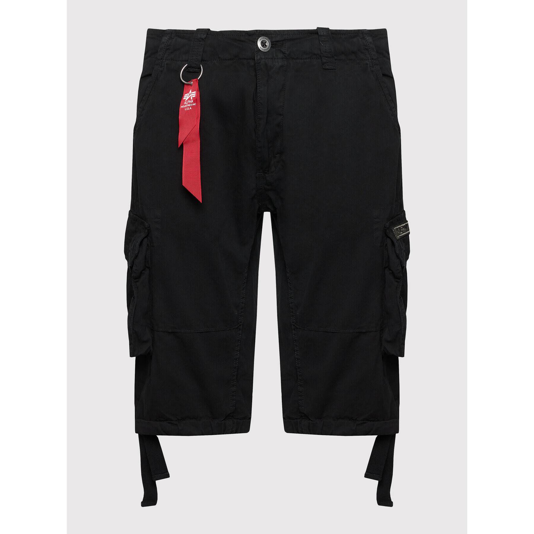 Alpha Industries Pantalon scurți din material Jet 191200 Negru Regular Fit - Pled.ro