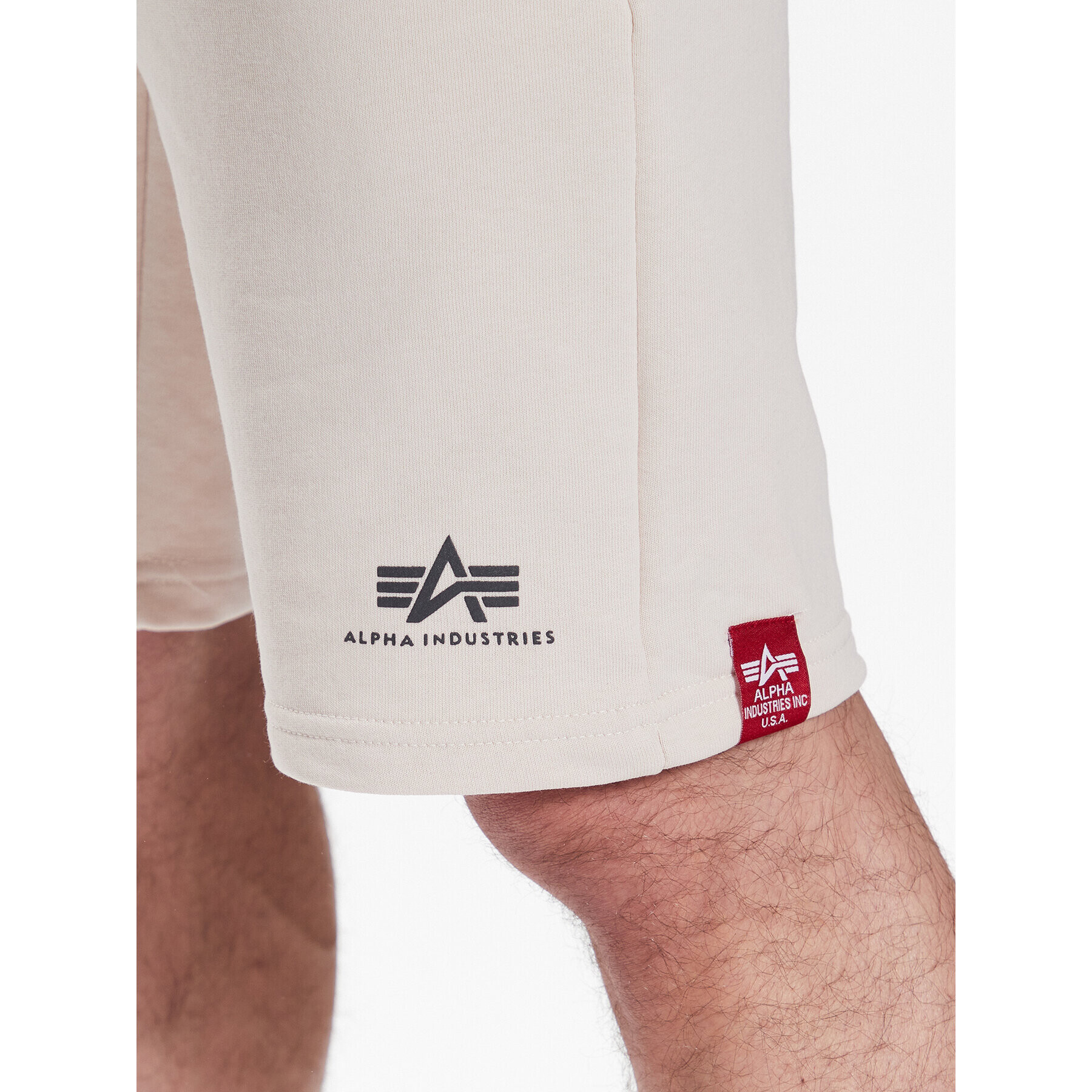 Alpha Industries Pantaloni scurți sport Basic 116363 Bej Regular Fit - Pled.ro