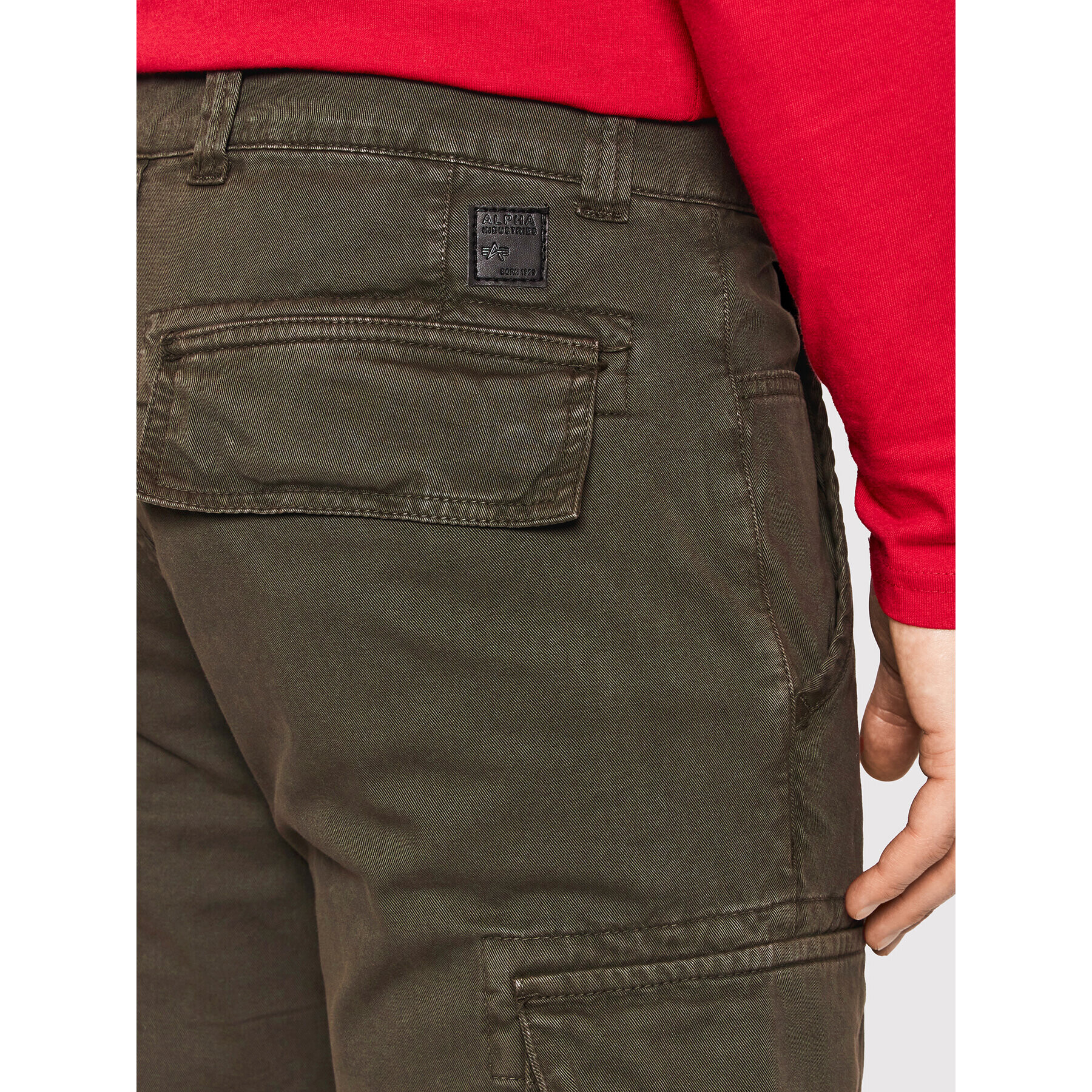 Alpha Industries Pantaloni din material Agent 158205 Gri Regular Fit - Pled.ro