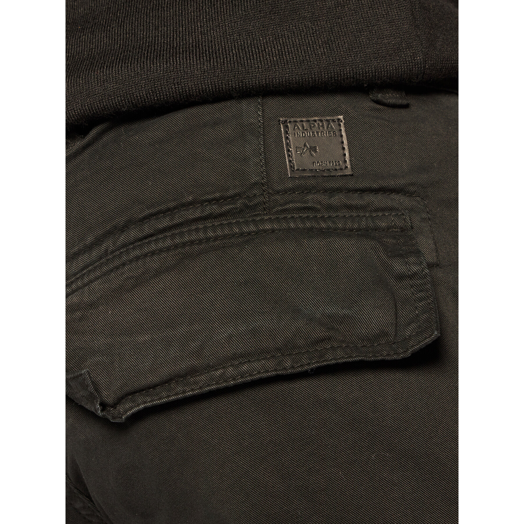 Alpha Industries Pantaloni din material Agent 158205 Negru Regular Fit - Pled.ro