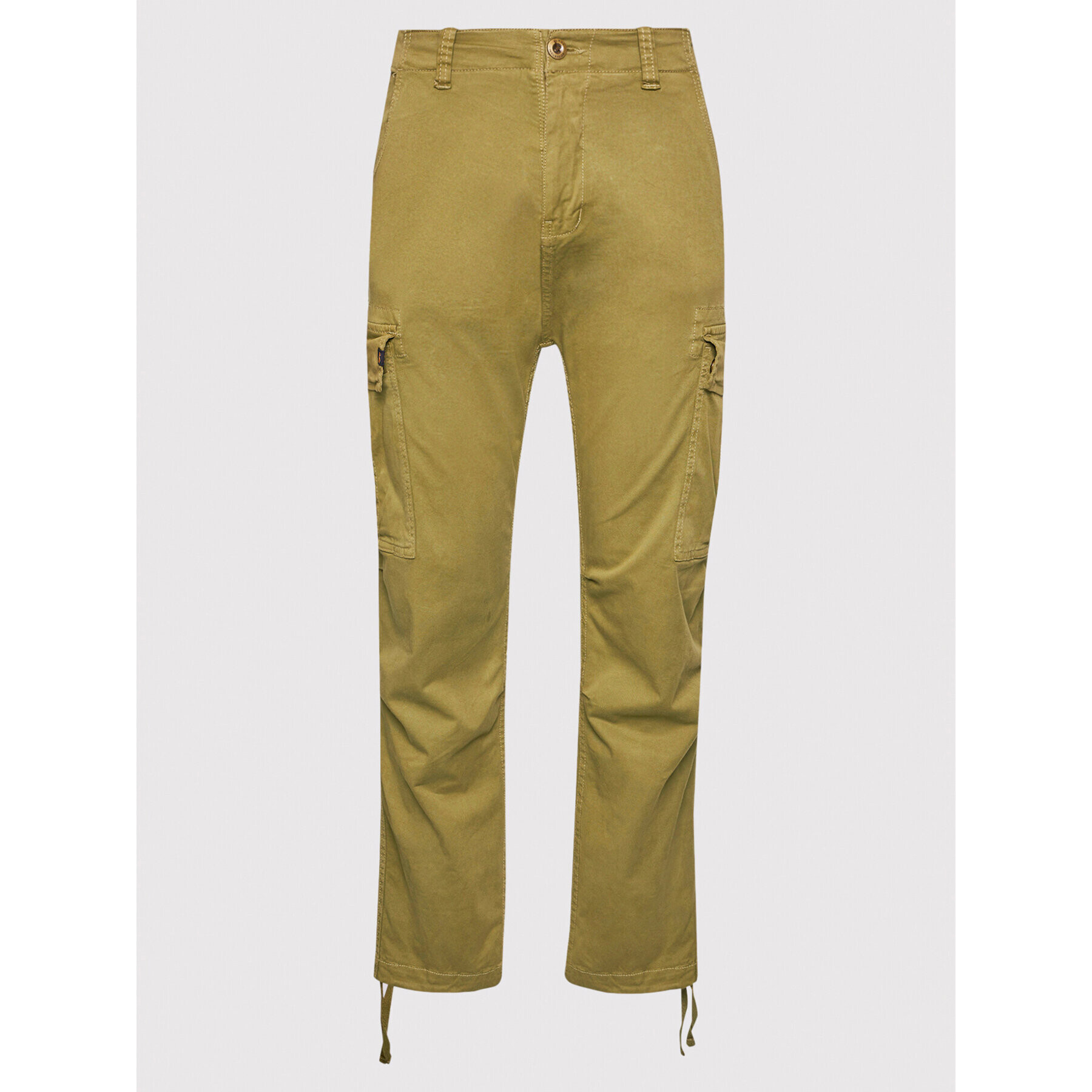 Alpha Industries Pantaloni din material Squad 188202 Verde Regular Fit - Pled.ro