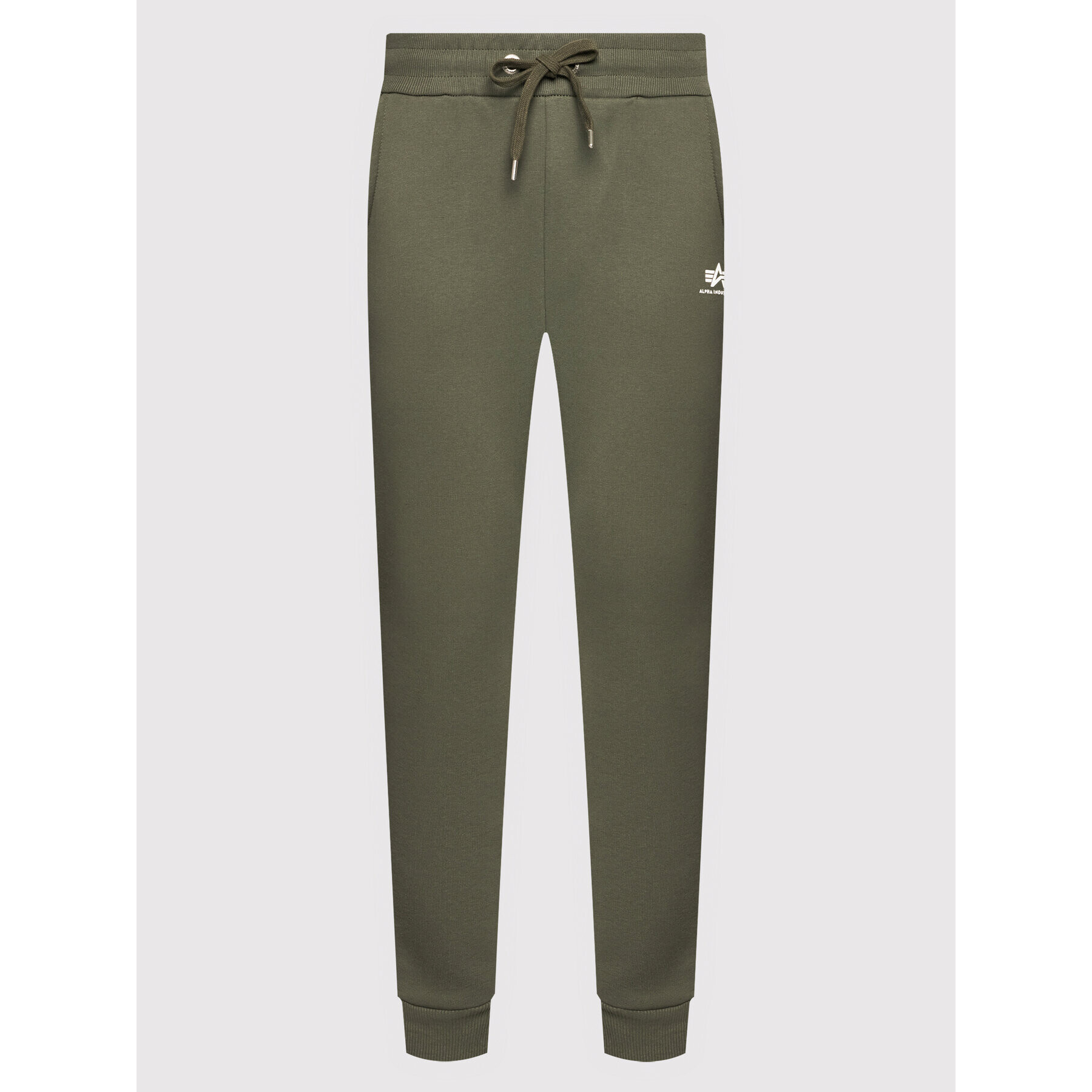 Alpha Industries Pantaloni trening Basic 116370 Verde Regular Fit - Pled.ro