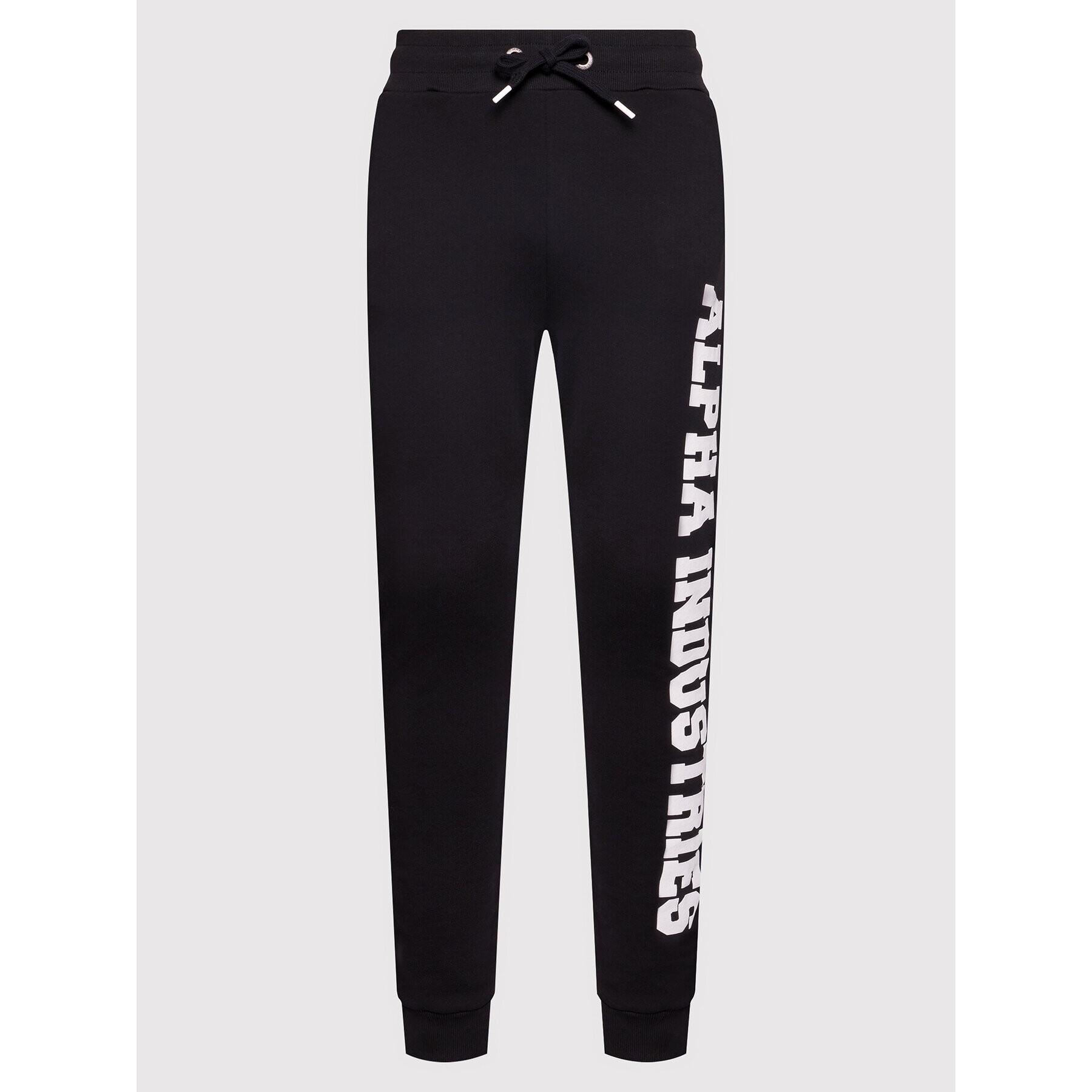 Alpha Industries Pantaloni trening Big Letters 126343 Negru Regular Fit - Pled.ro