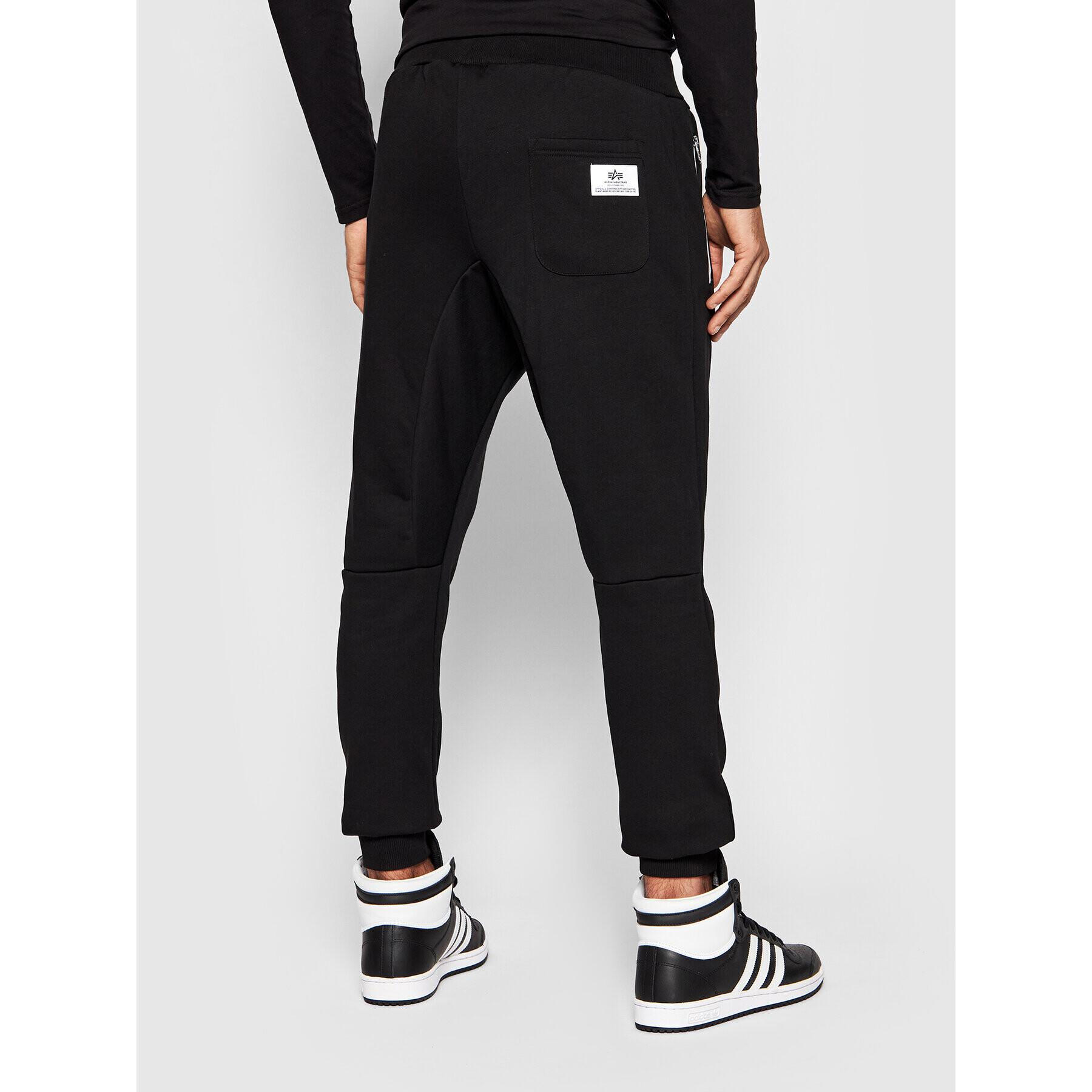 Alpha Industries Pantaloni trening Defense 198372 Negru Regular Fit - Pled.ro