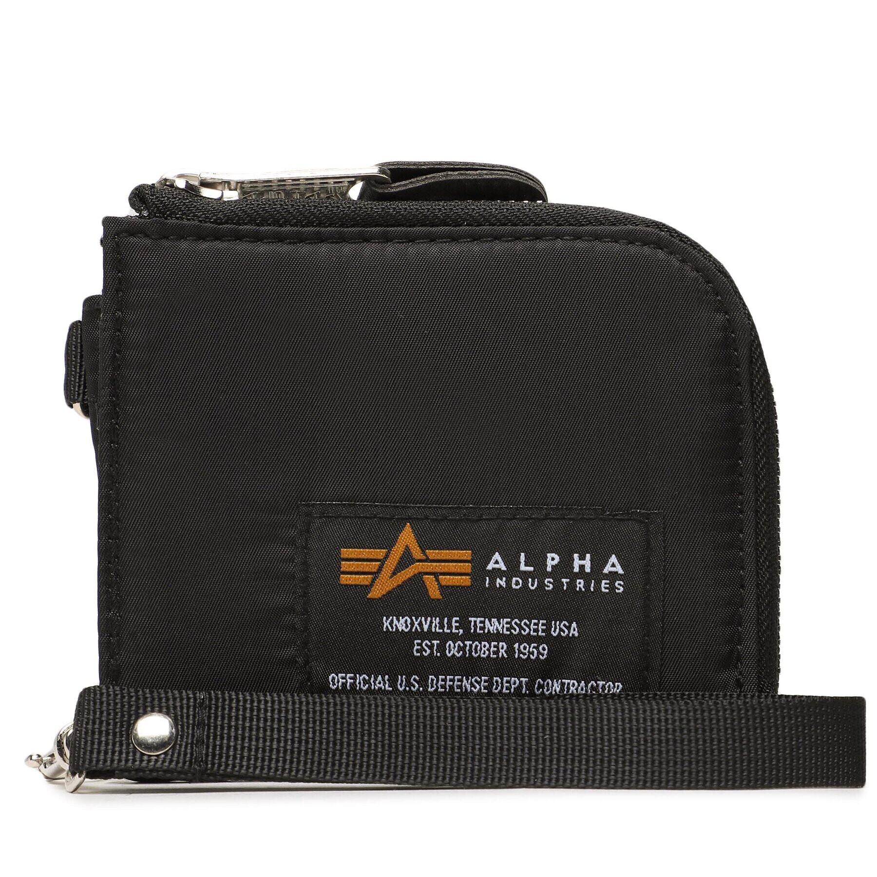 Alpha Industries Portofel Mare pentru Bărbați Label Wallet 108957 Negru - Pled.ro