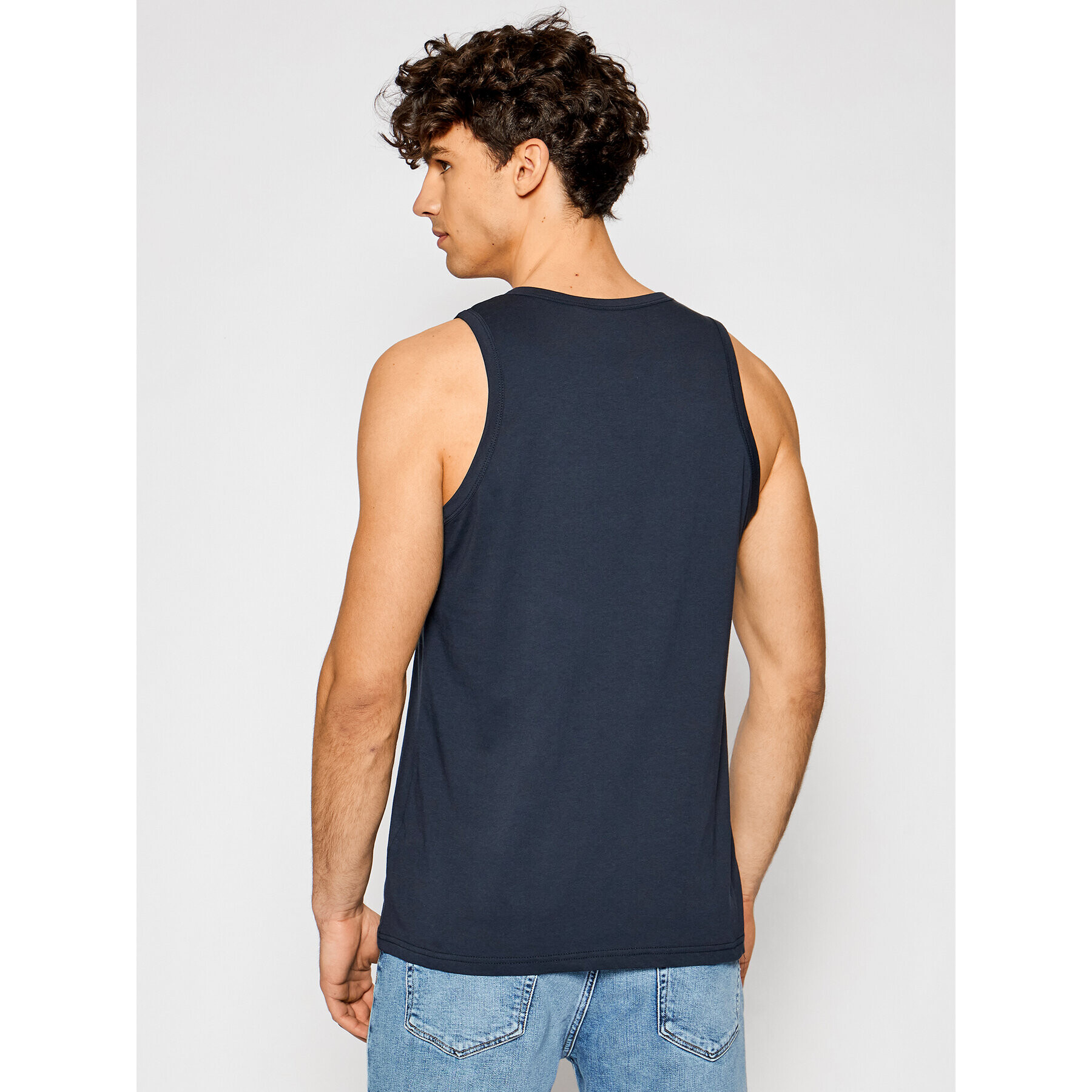 Alpha Industries Tank top Basic 126566 Bleumarin Regular Fit - Pled.ro