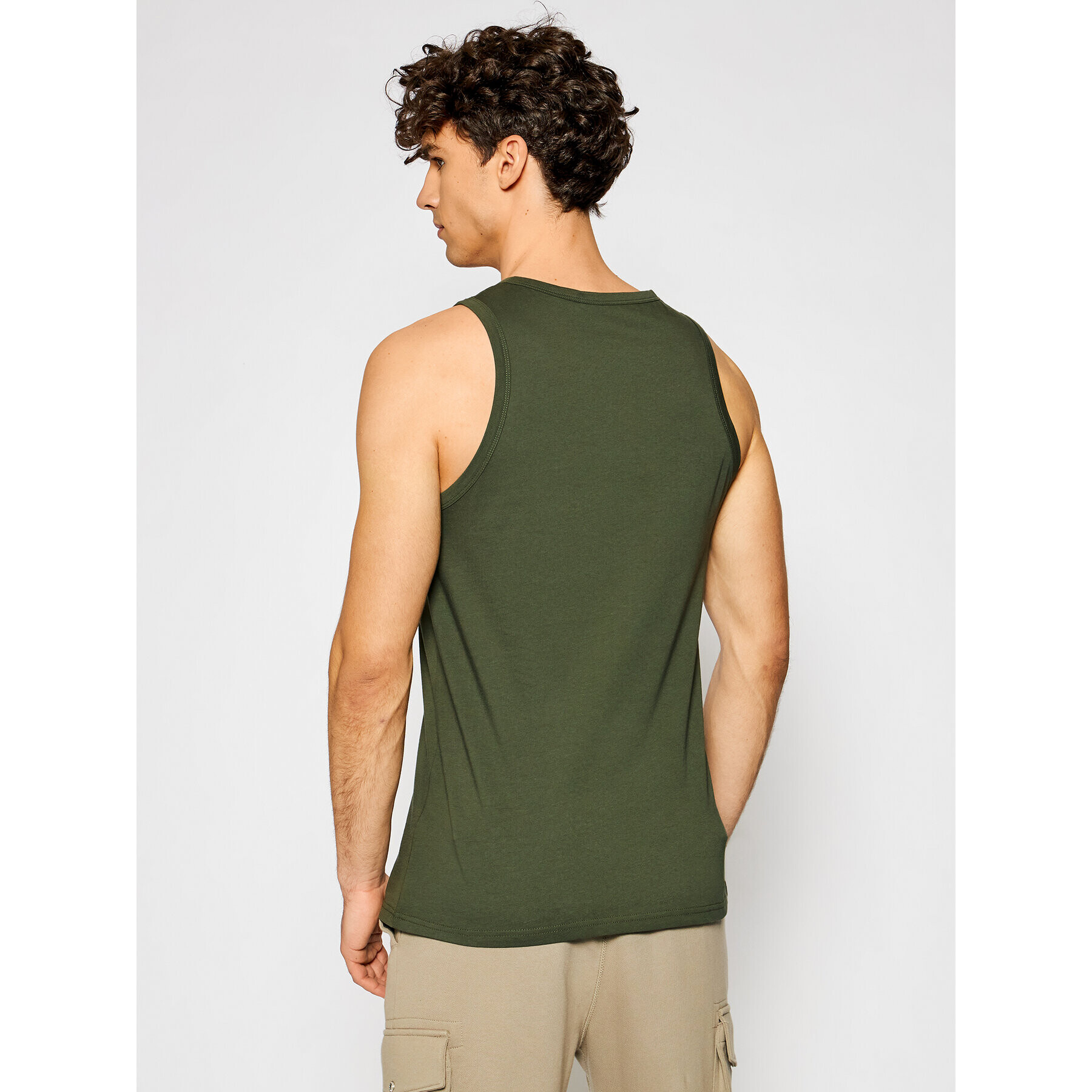 Alpha Industries Tank top Basic 126566 Verde Regular Fit - Pled.ro