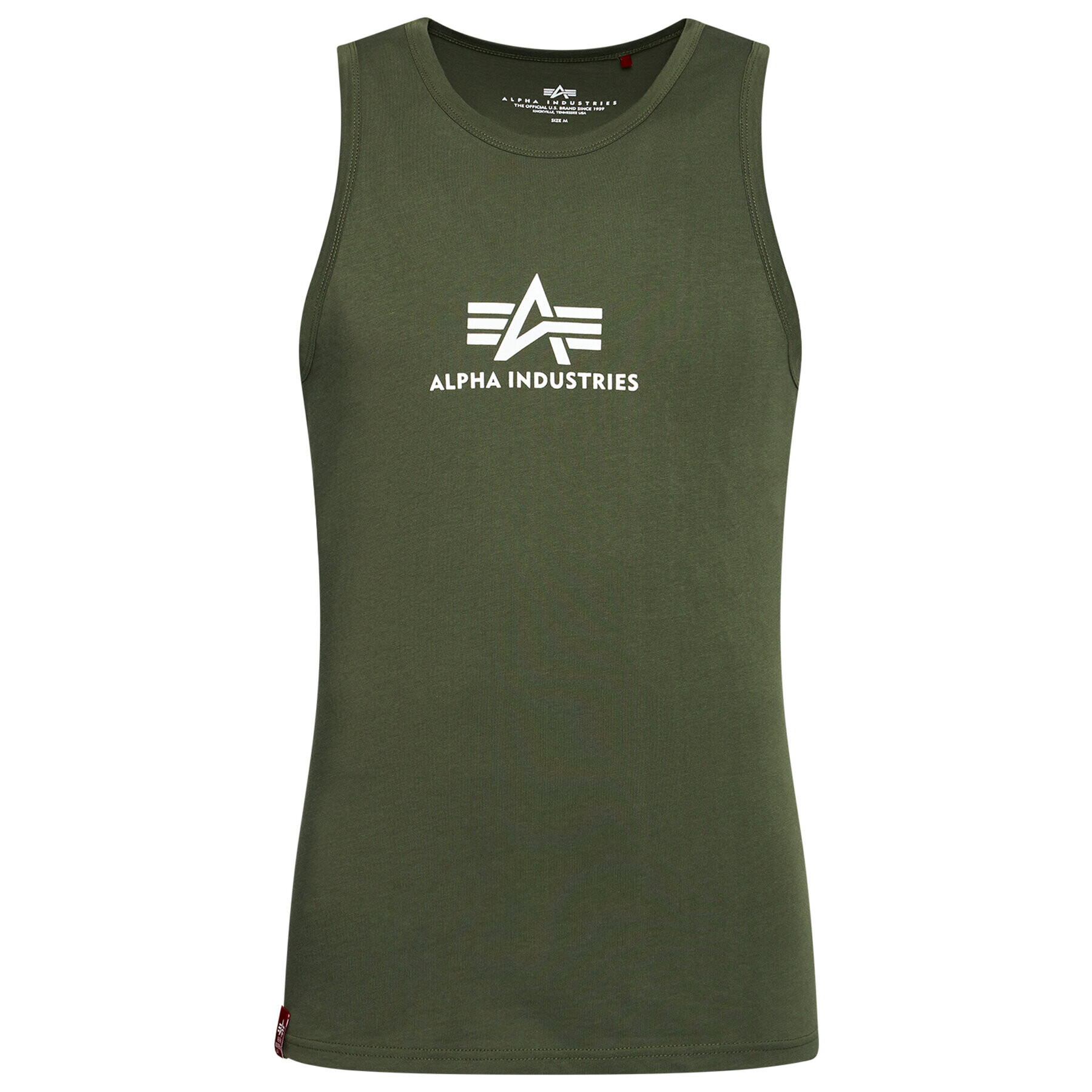 Alpha Industries Tank top Basic 126566 Verde Regular Fit - Pled.ro