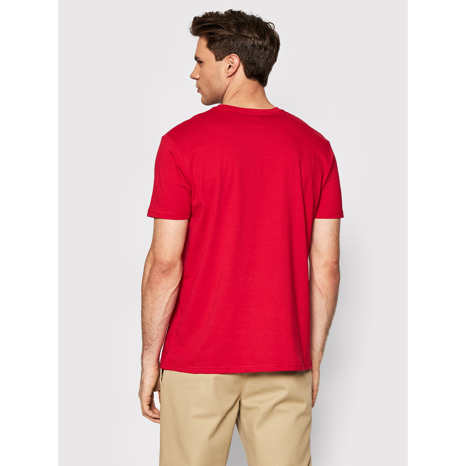 Alpha Industries Tricou Basic 100501 Roșu Regular Fit - Pled.ro