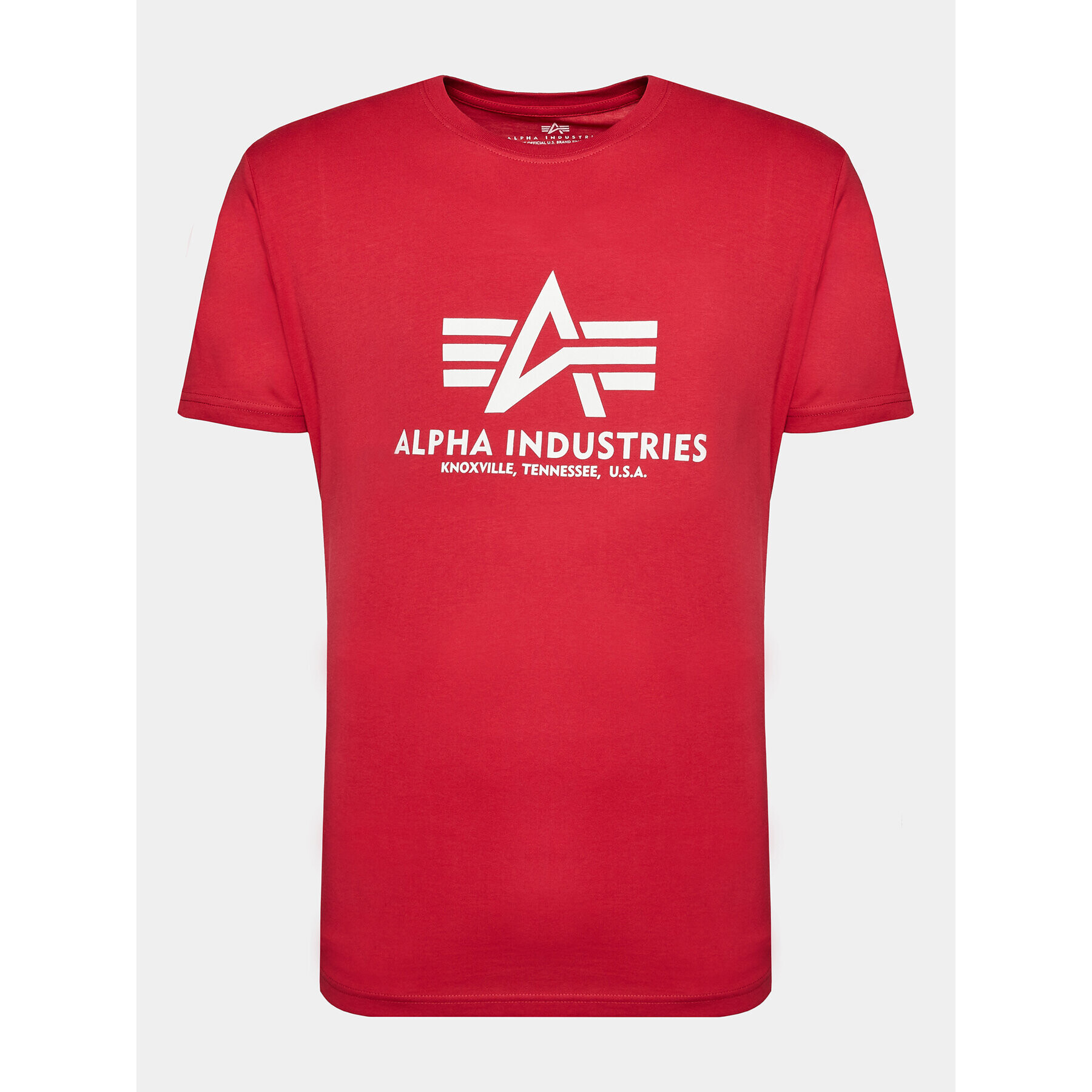 Alpha Industries Tricou Basic 100501 Roșu Regular Fit - Pled.ro