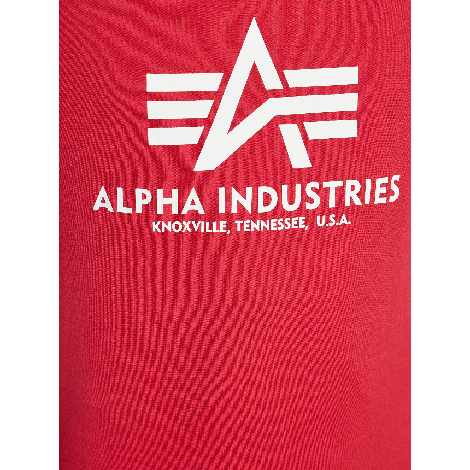 Alpha Industries Tricou Basic 100501 Roșu Regular Fit - Pled.ro