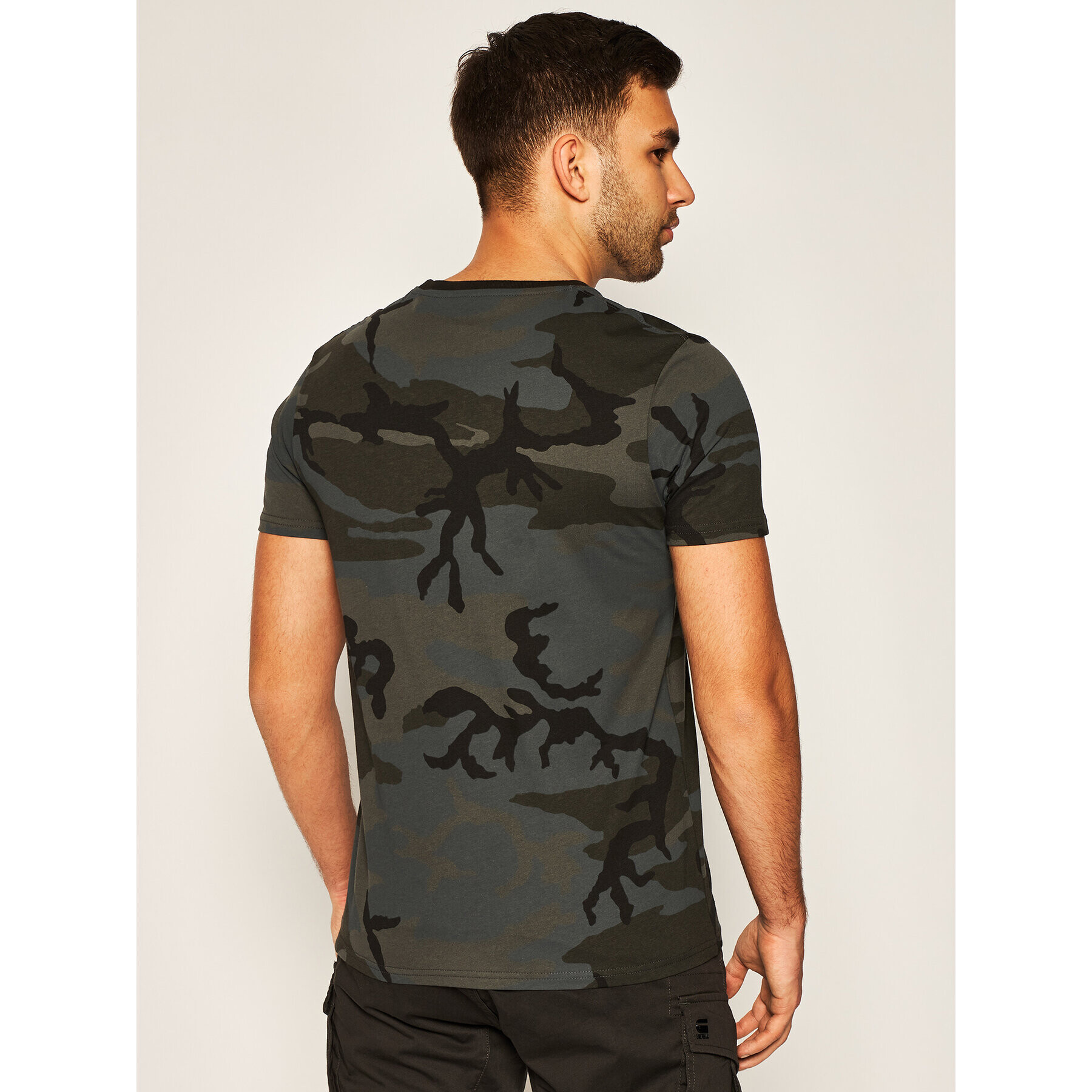 Alpha Industries Tricou Basic 100501C Gri Regular Fit - Pled.ro