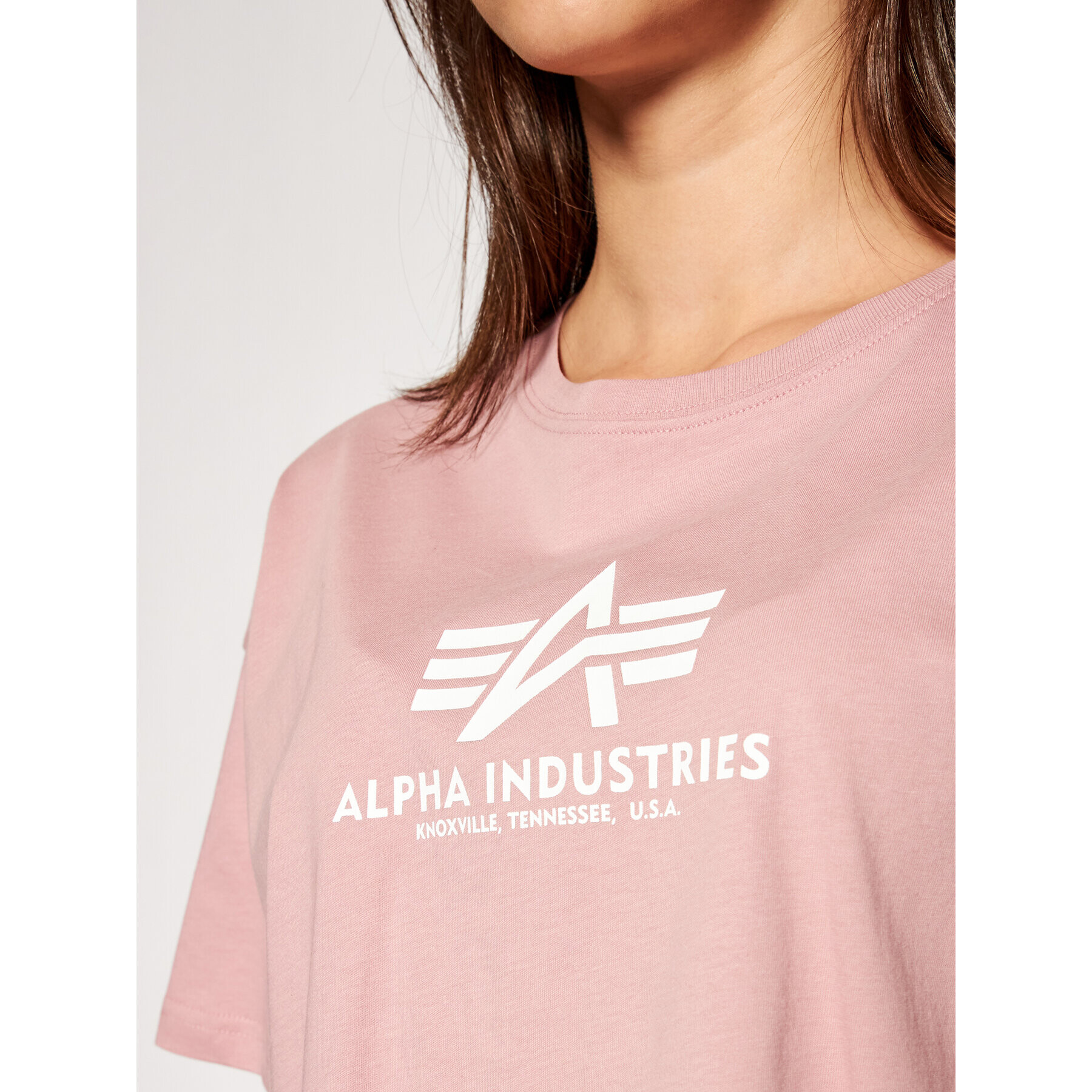 Alpha Industries Tricou Basic T Cos 116050 Roz Oversize - Pled.ro