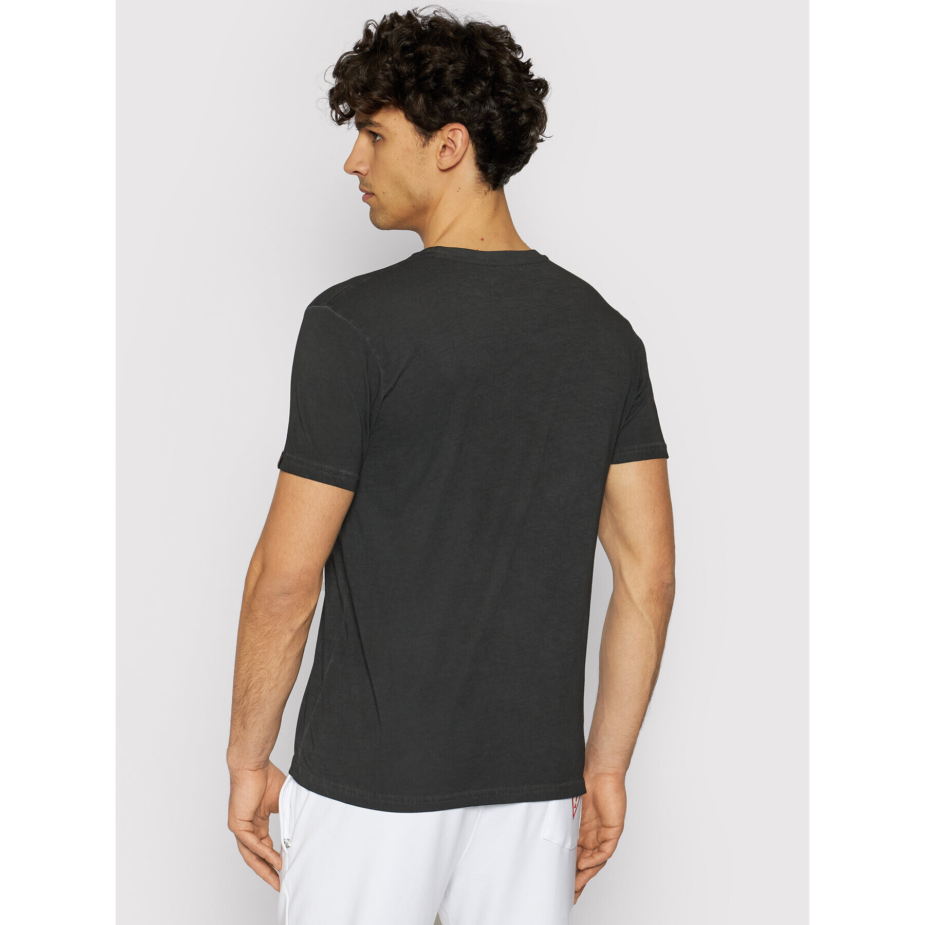 Alpha Industries Tricou Basic T Oildye 116515 Negru Regular Fit - Pled.ro