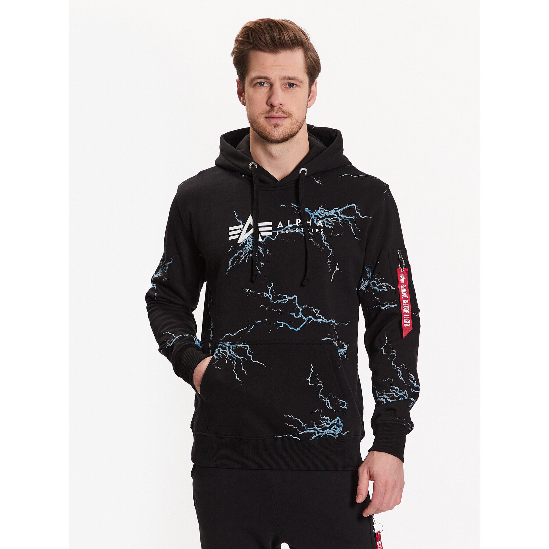 Alpha Industries Bluză Heritage Dragon 106330 Negru Regular Fit - Pled.ro