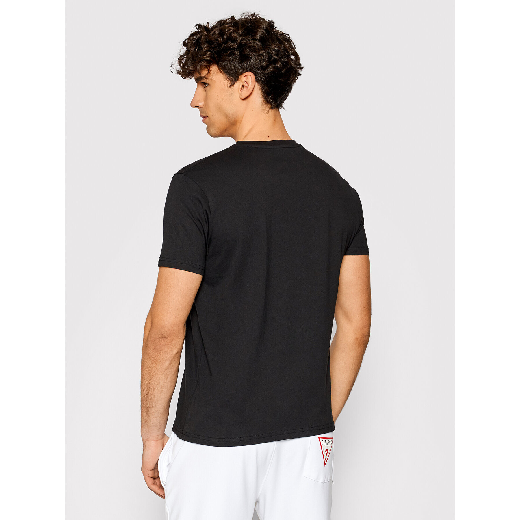 Alpha Industries Tricou Logo 126547 Negru Regular Fit - Pled.ro