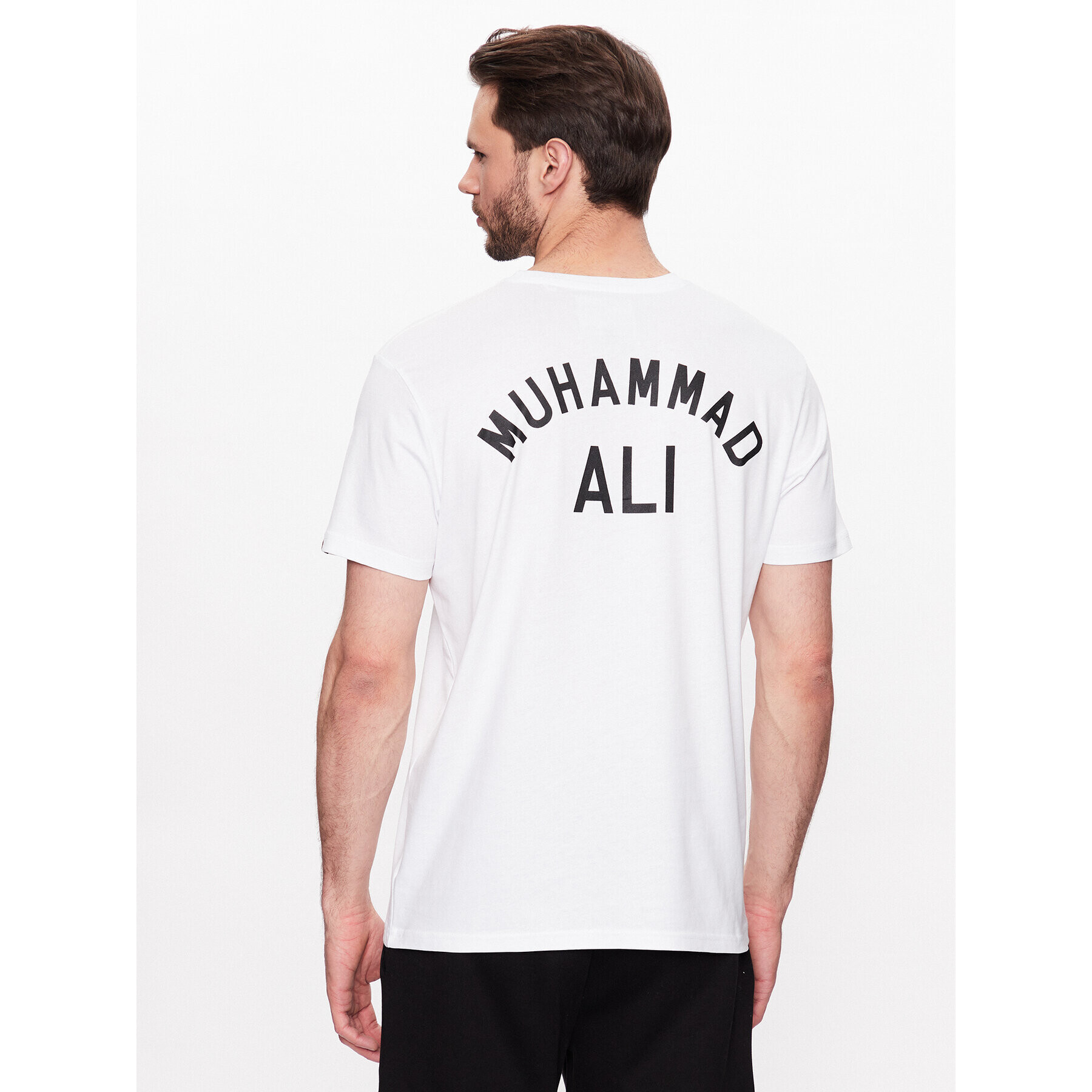 Alpha Industries Tricou Muhammad Ali 136517 Alb Regular Fit - Pled.ro