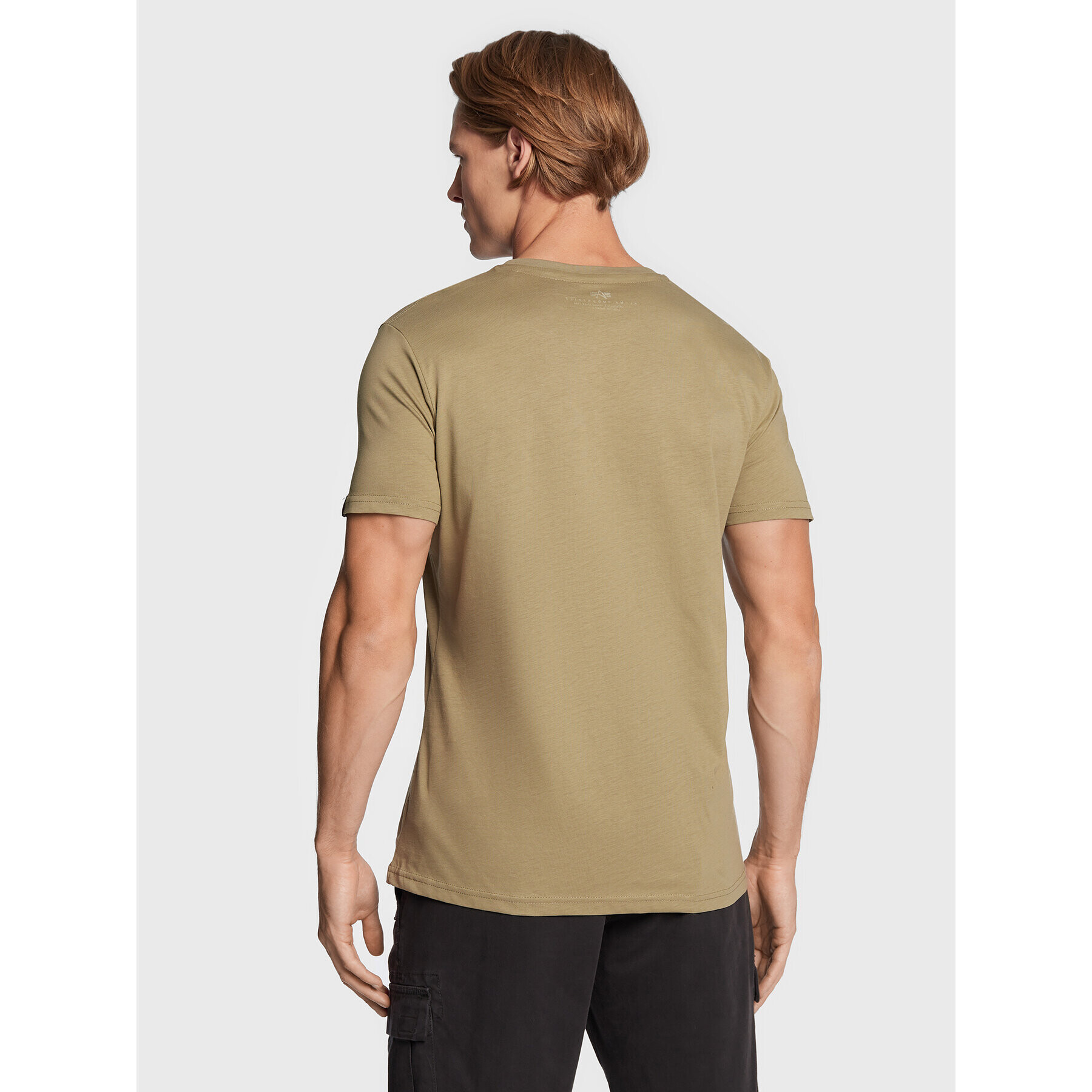 Alpha Industries Tricou Squadron 108504 Verde Regular Fit - Pled.ro