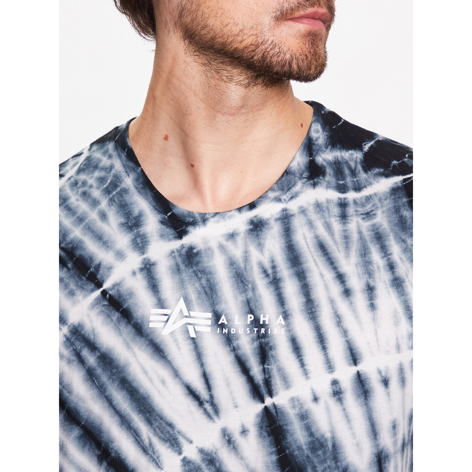 Alpha Industries Tricou Tie Dye T 106508 Colorat Regular Fit - Pled.ro