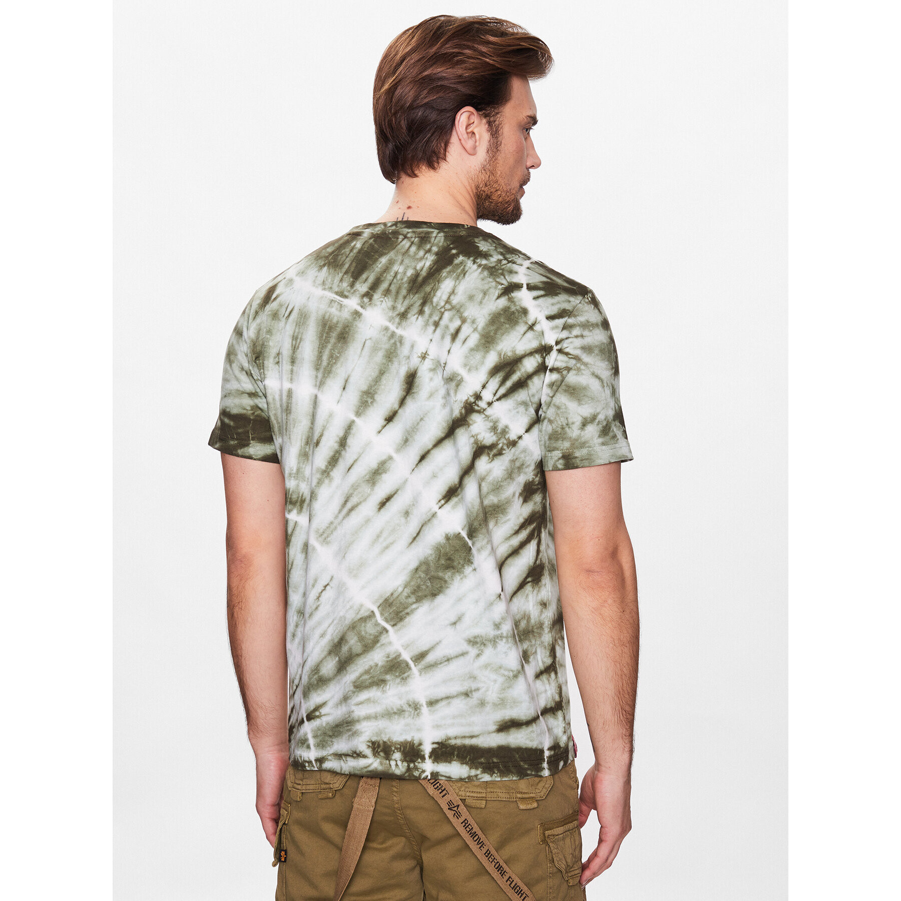 Alpha Industries Tricou Tie Dye 106508 Colorat Regular Fit - Pled.ro