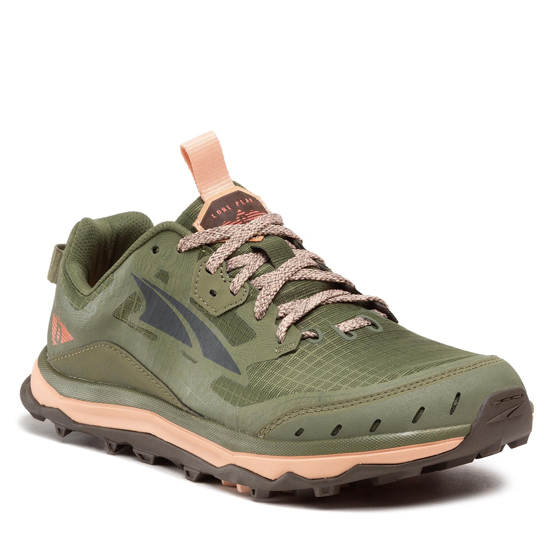 Altra Pantofi W Lone Peak 6 AL0A548E31510 Kaki - Pled.ro