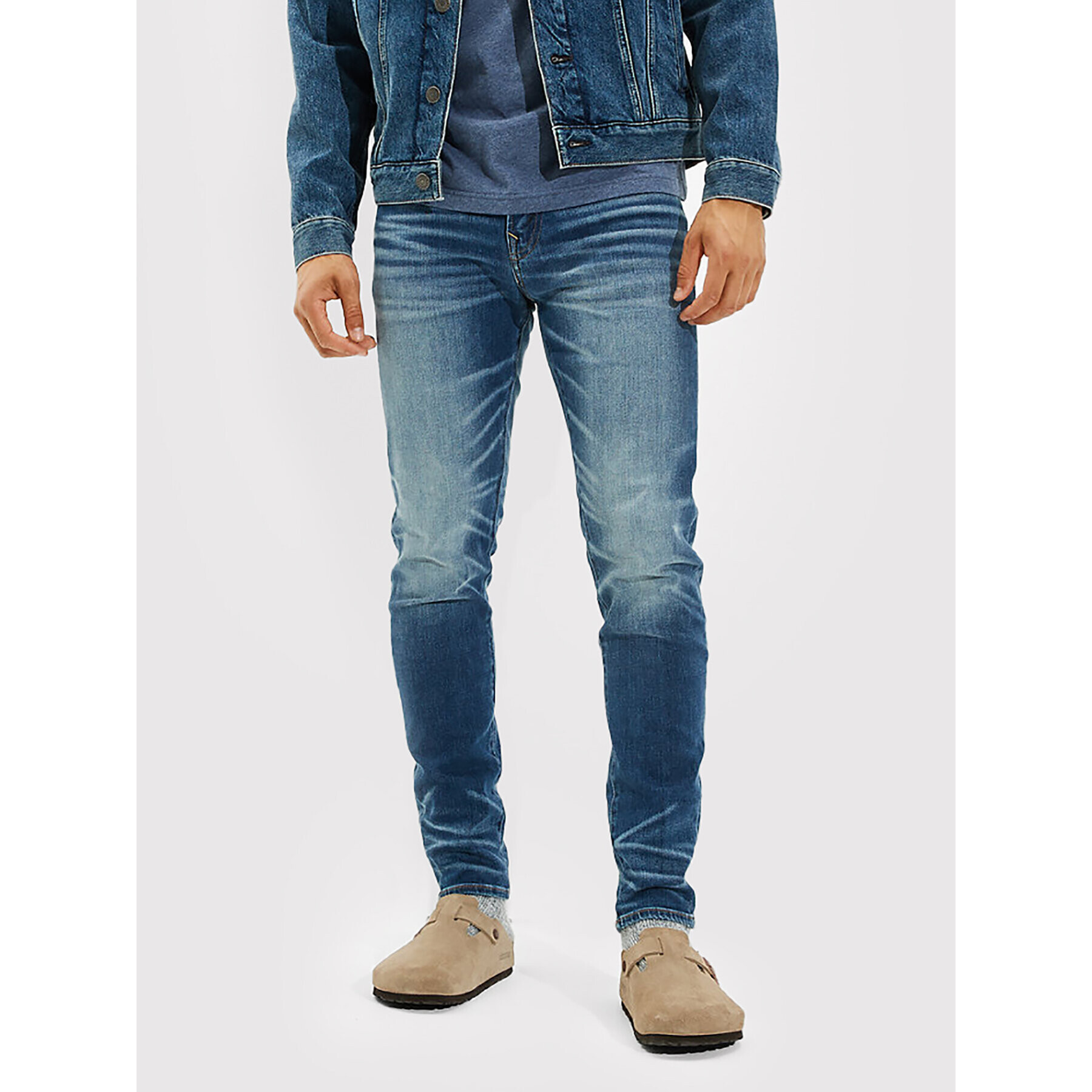 American Eagle Blugi 011-0114-6014 Bleumarin Bootcut Fit - Pled.ro