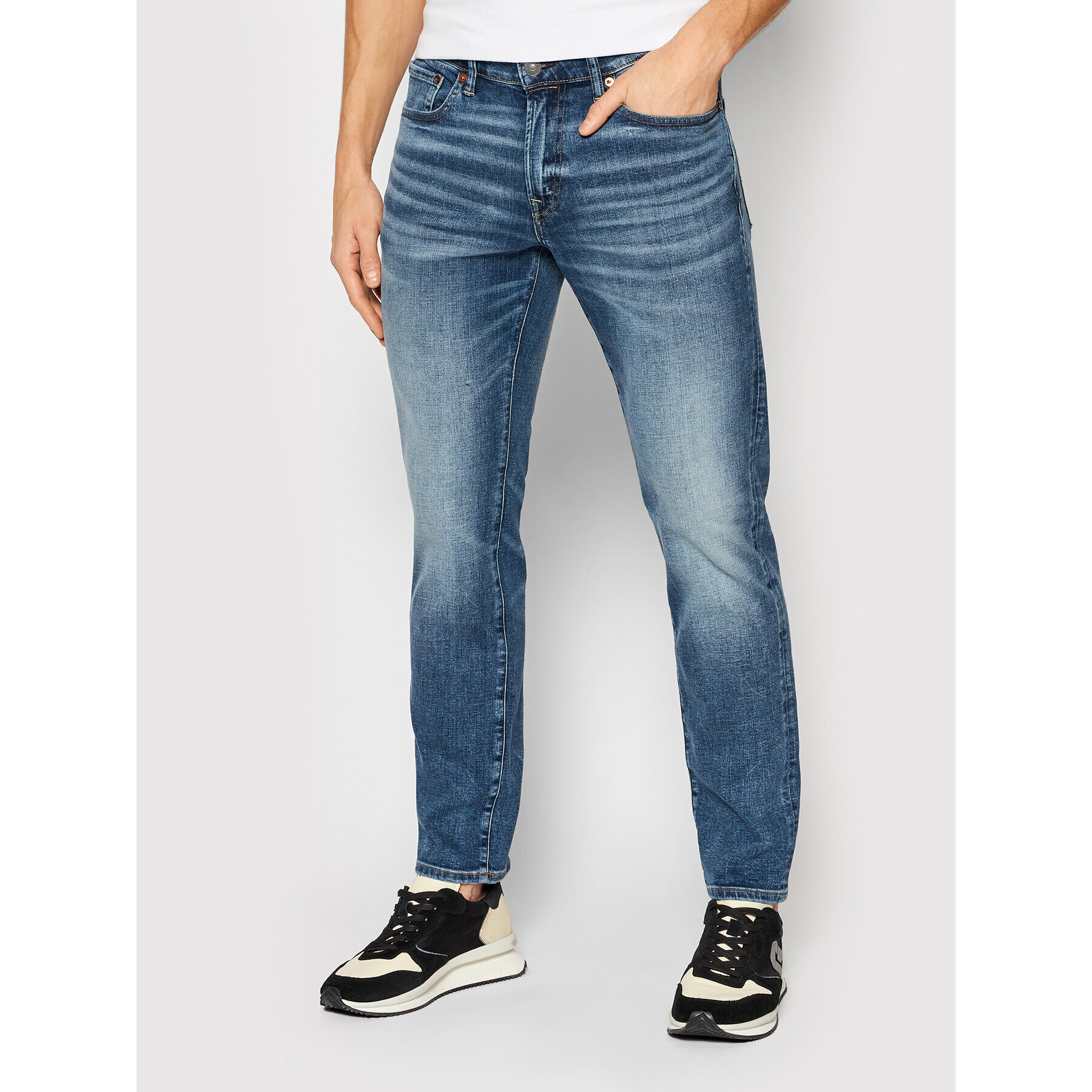 American Eagle Blugi 011-0116-5639 Bleumarin Slim Fit - Pled.ro