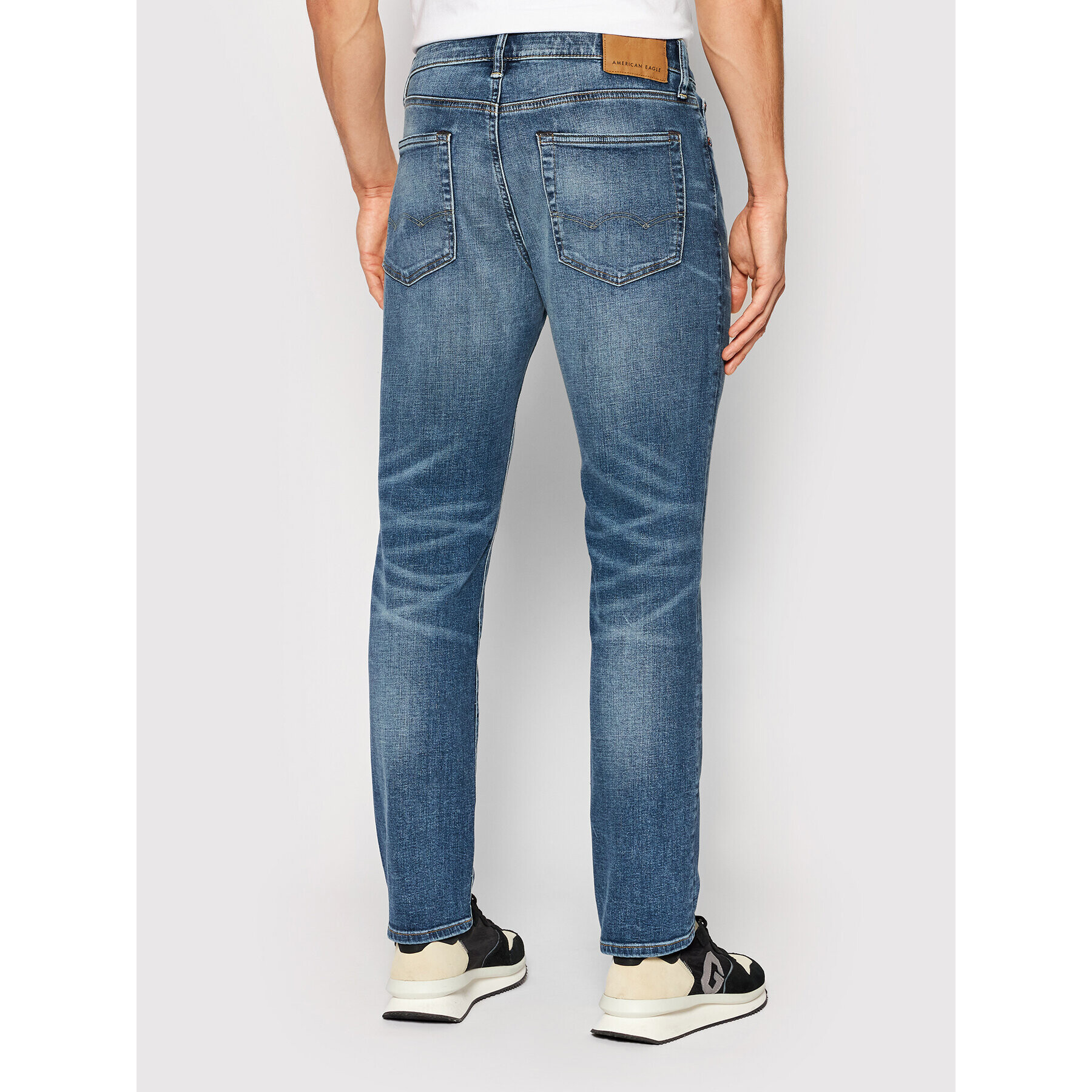 American Eagle Blugi 011-0116-5639 Bleumarin Slim Fit - Pled.ro