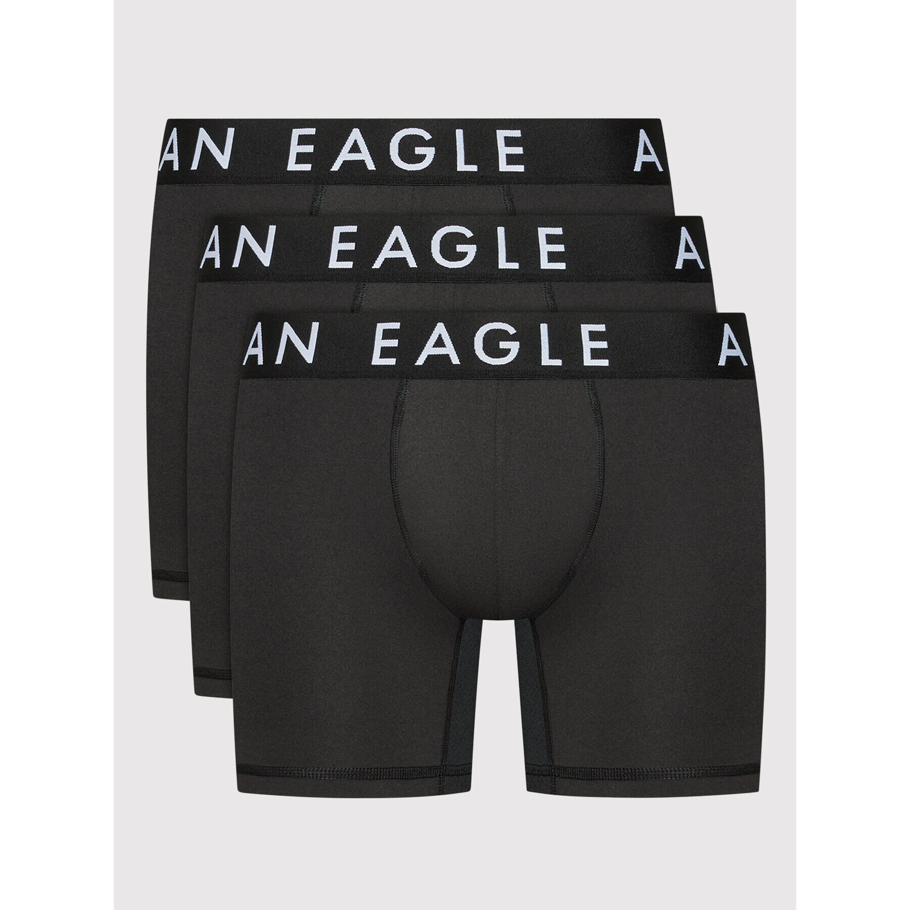 American Eagle Set 3 perechi de boxeri 023-0236-3272 Negru - Pled.ro