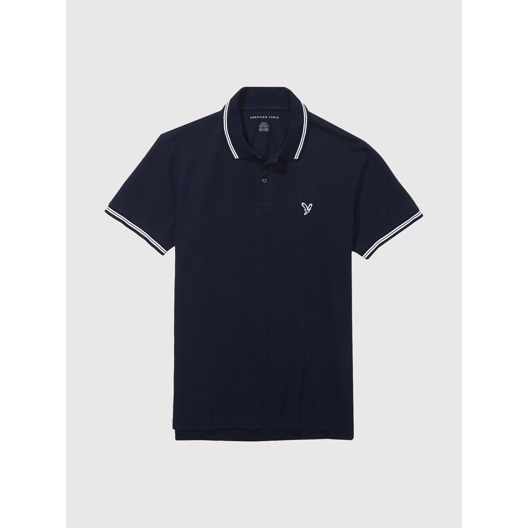 American Eagle Tricou polo 018-1165-9152 Bleumarin Slim Fit - Pled.ro