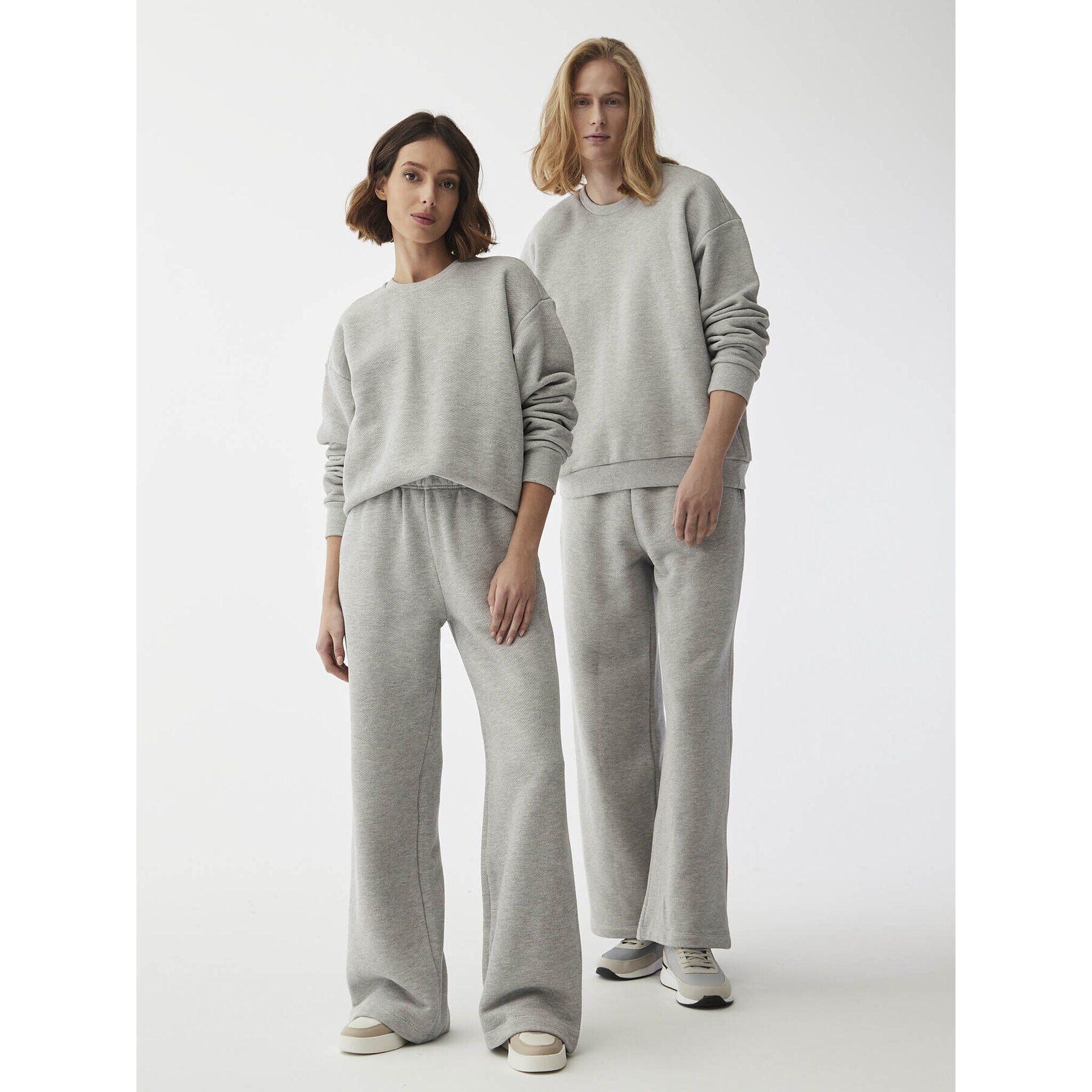 Americanos Bluză Unisex Portland Gri Relaxed Fit - Pled.ro