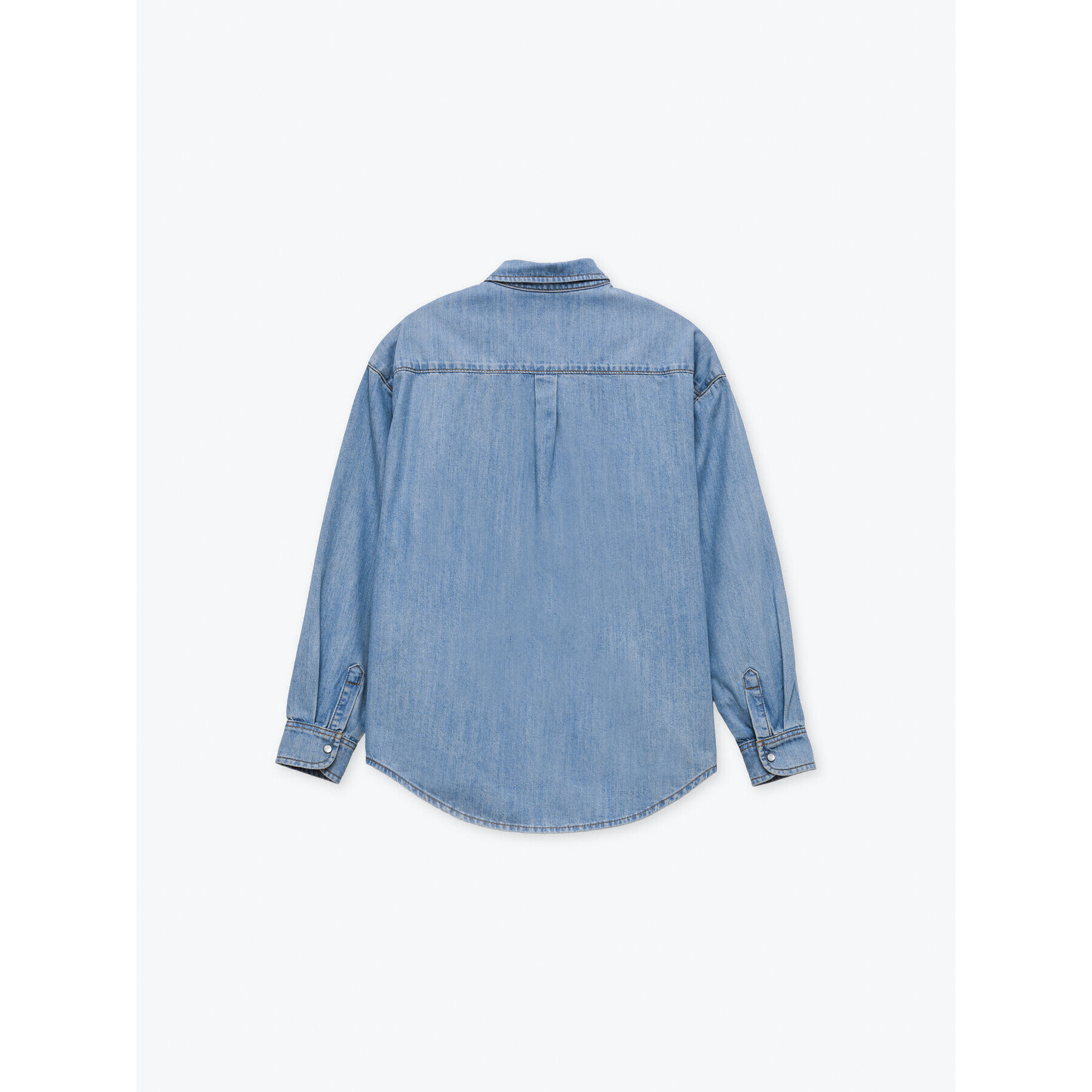 Americanos cămașă de blugi Unisex Michigan Albastru Oversize - Pled.ro