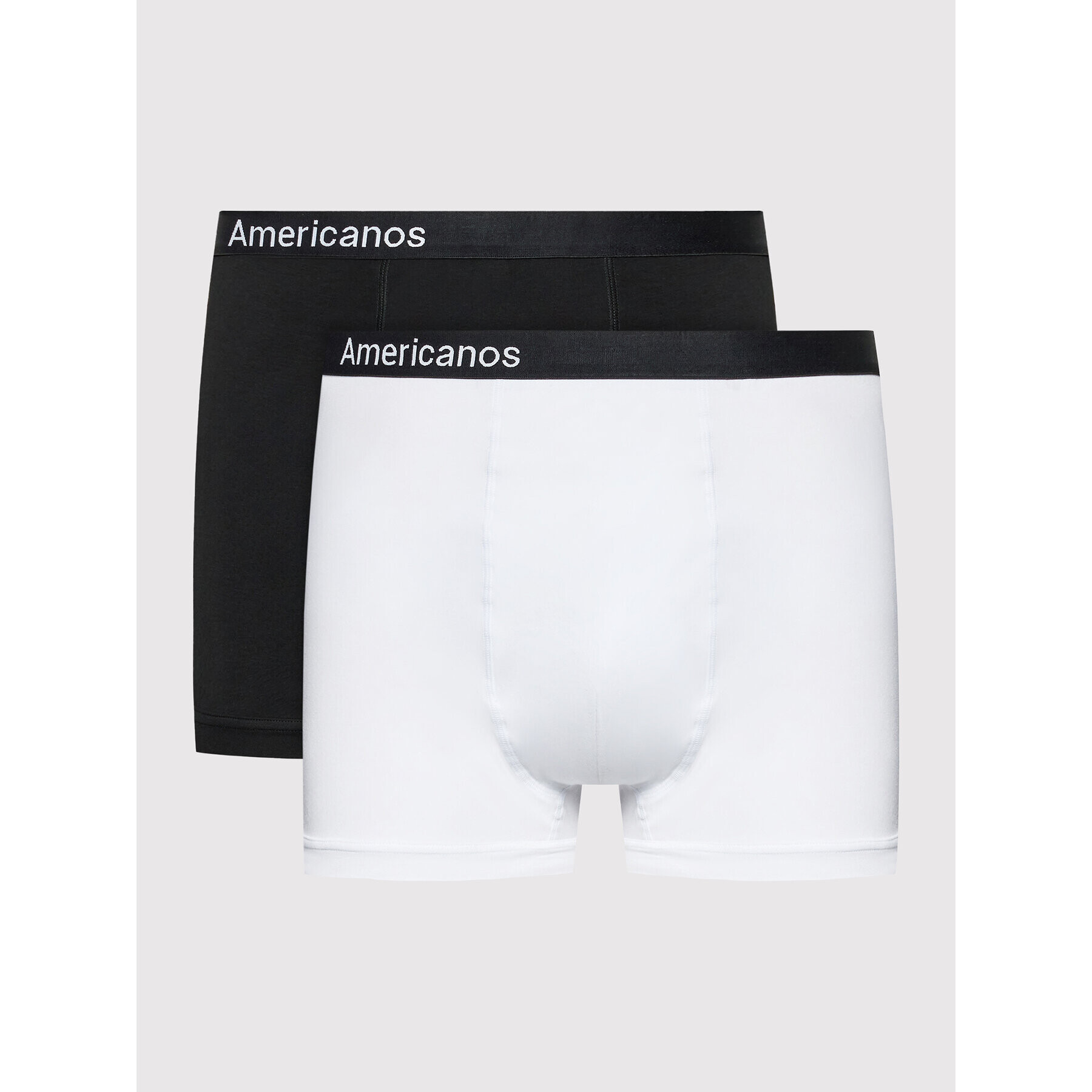 Americanos Set 2 perechi de boxeri Boxers Colorat Regular Fit - Pled.ro