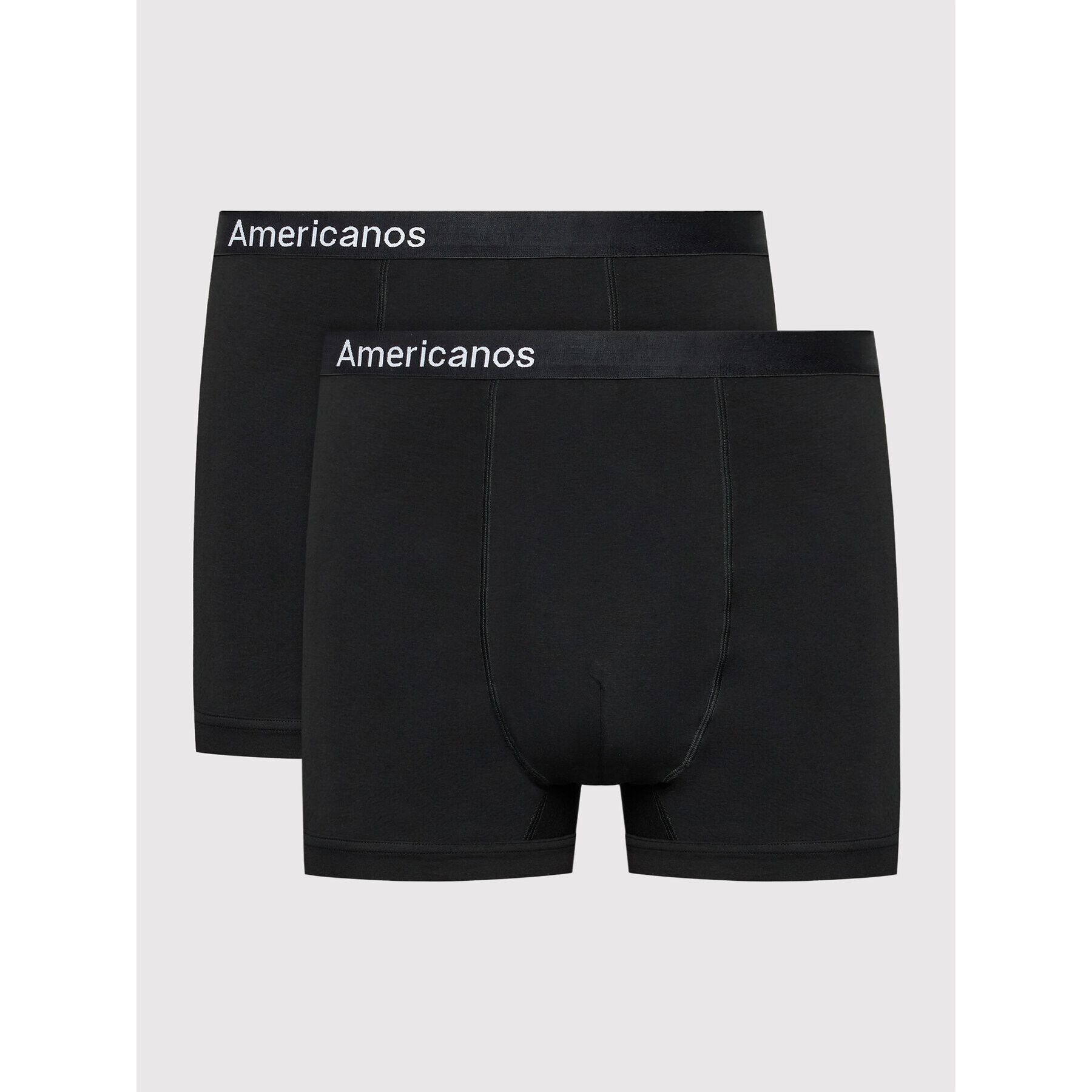 Americanos Set 2 perechi de boxeri Boxers Negru - Pled.ro