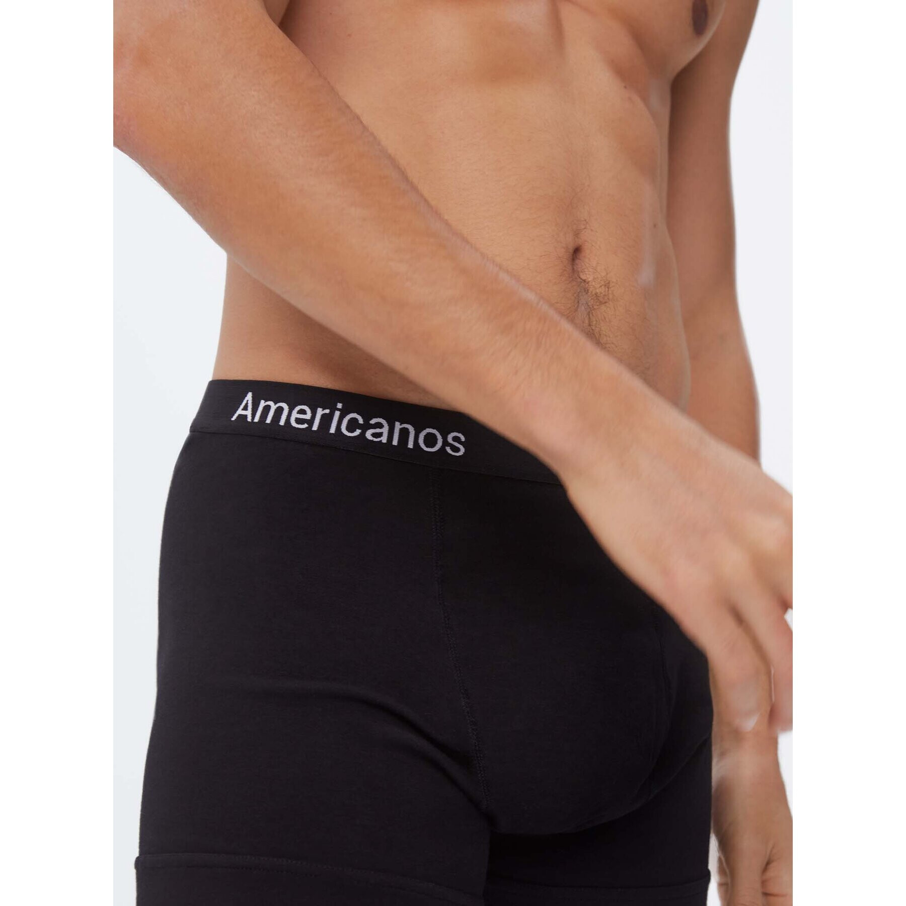 Americanos Set 2 perechi de boxeri Boxers Negru - Pled.ro