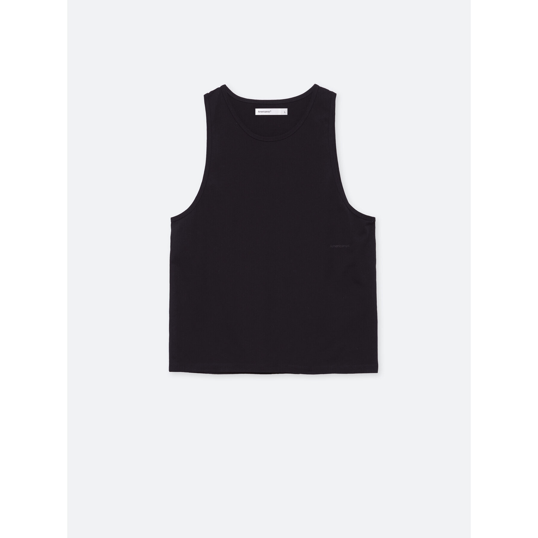 Americanos Tank top Kingston Negru Regular Fit - Pled.ro