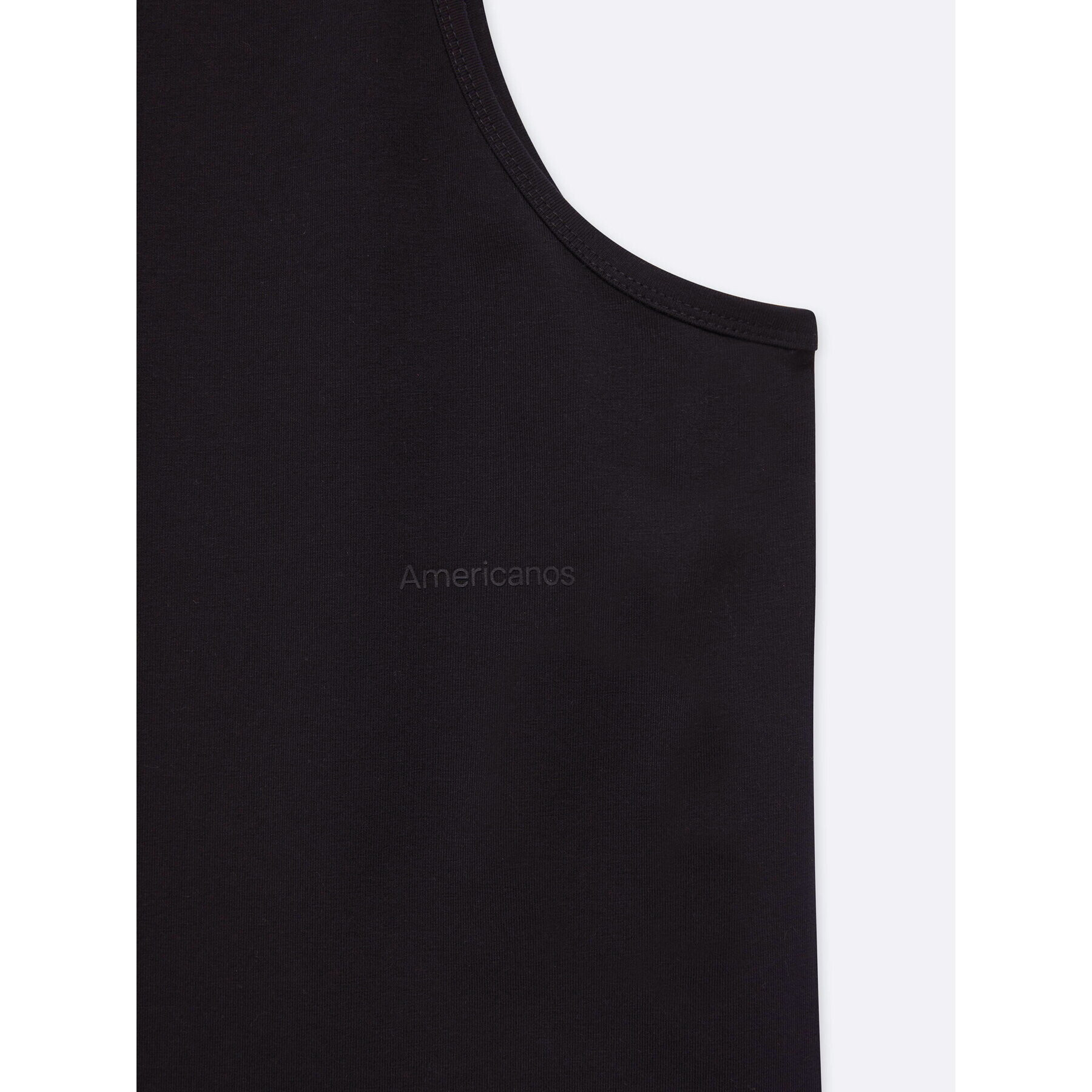 Americanos Tank top Kingston Negru Regular Fit - Pled.ro