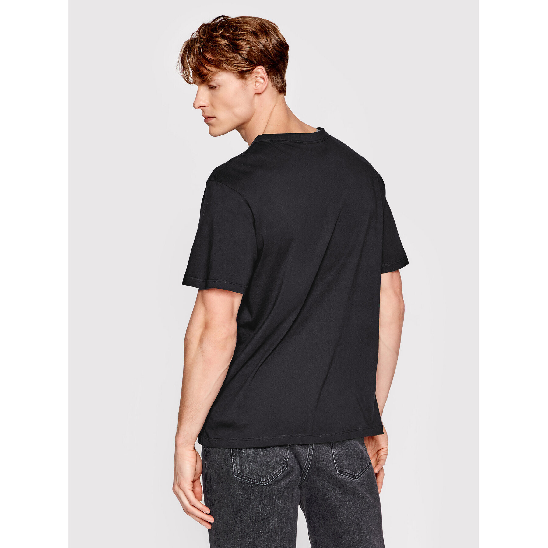 Americanos Tricou America Negru Regular Fit - Pled.ro